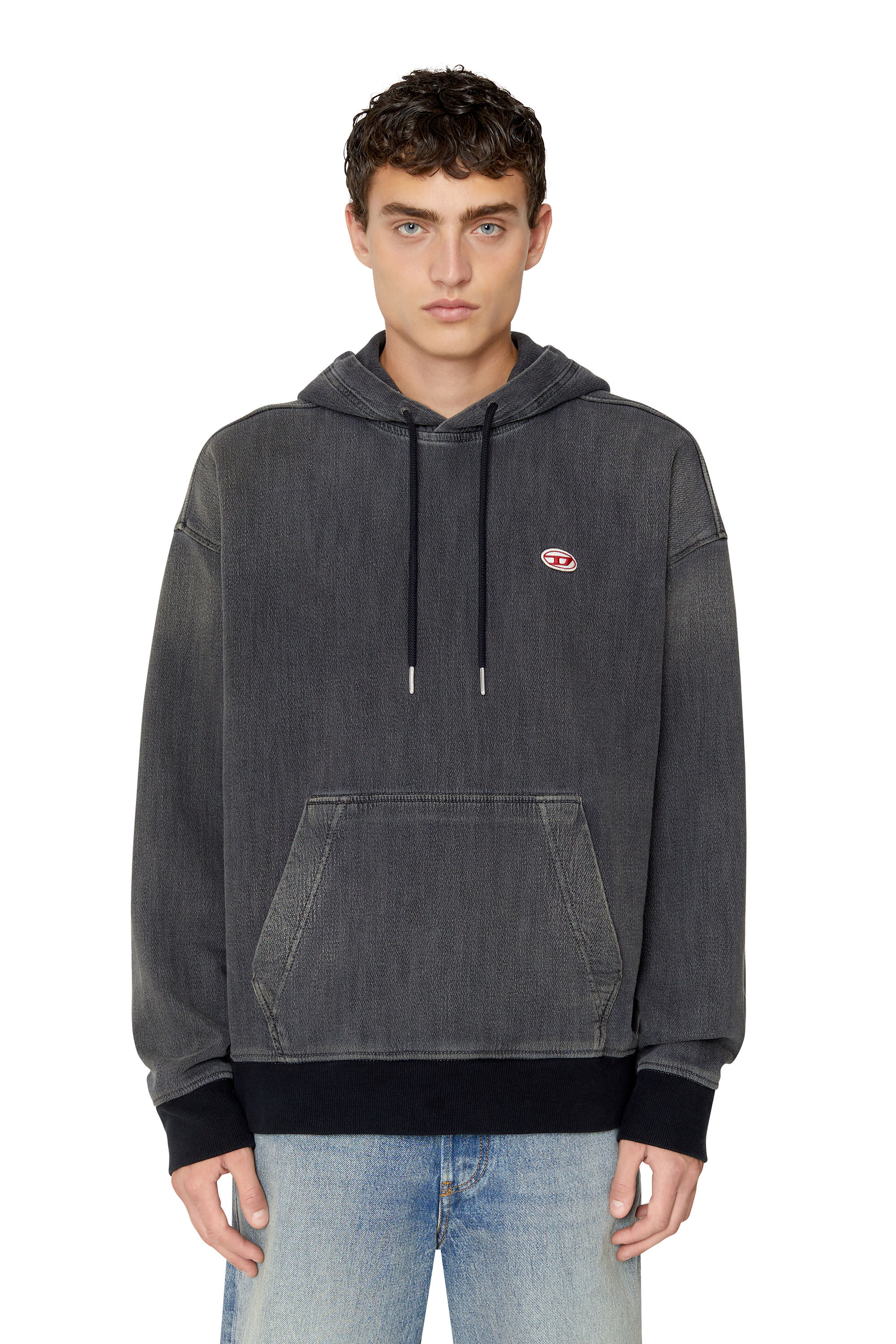 Jean outlet pullover hoodie