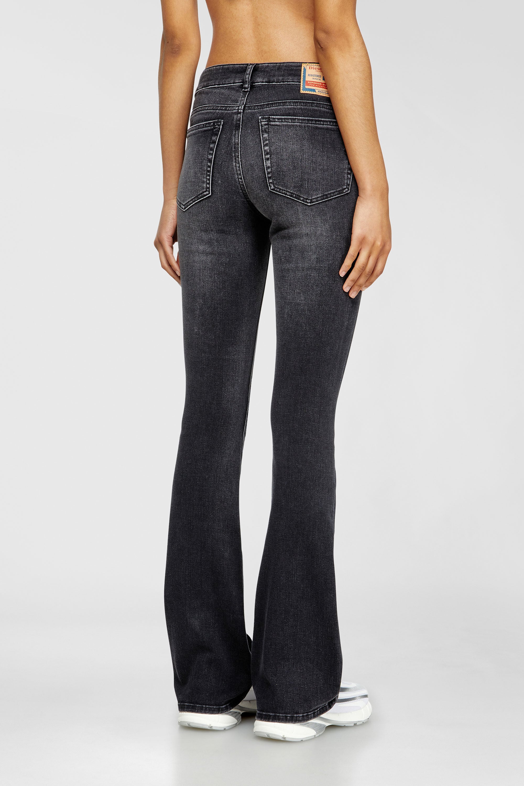 Diesel - Woman's Bootcut Jeans 1969 D-Ebbey 0DBDN, Black/Dark grey - 3