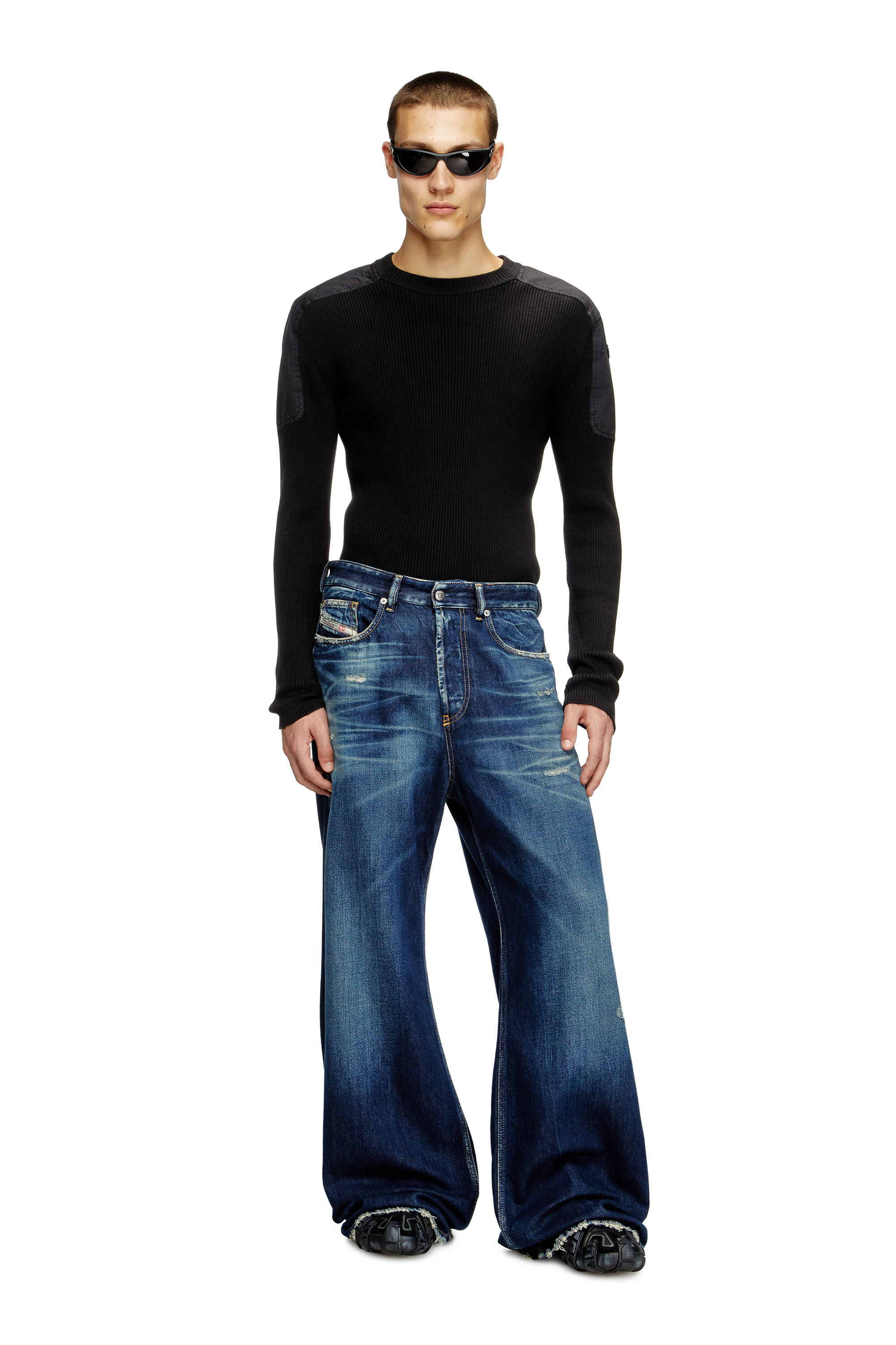 Men's Relaxed Jeans | Dark Blue | Diesel D-Rise