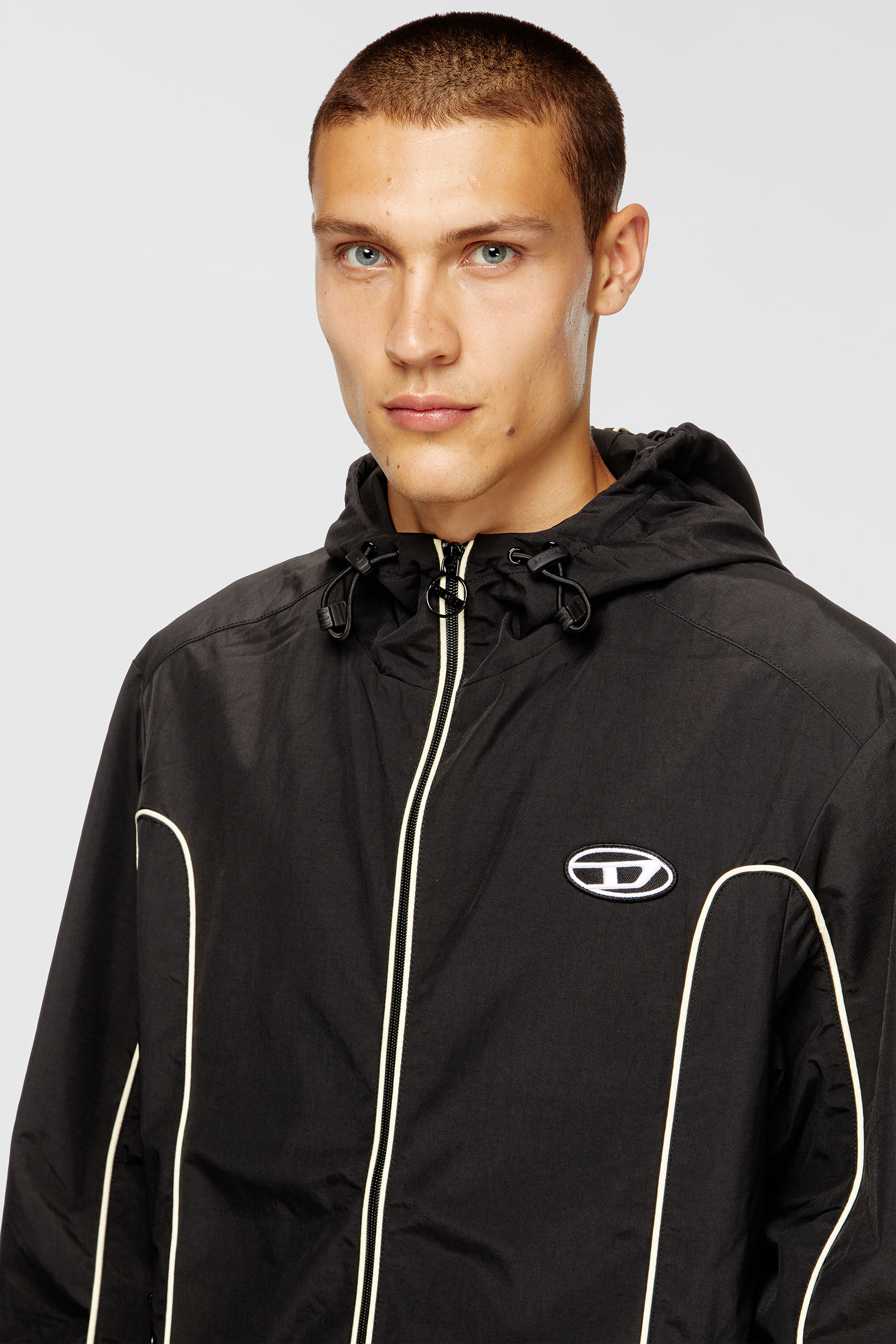 J-HIVES Man: Windbreaker Jacket with contrast piping | Diesel