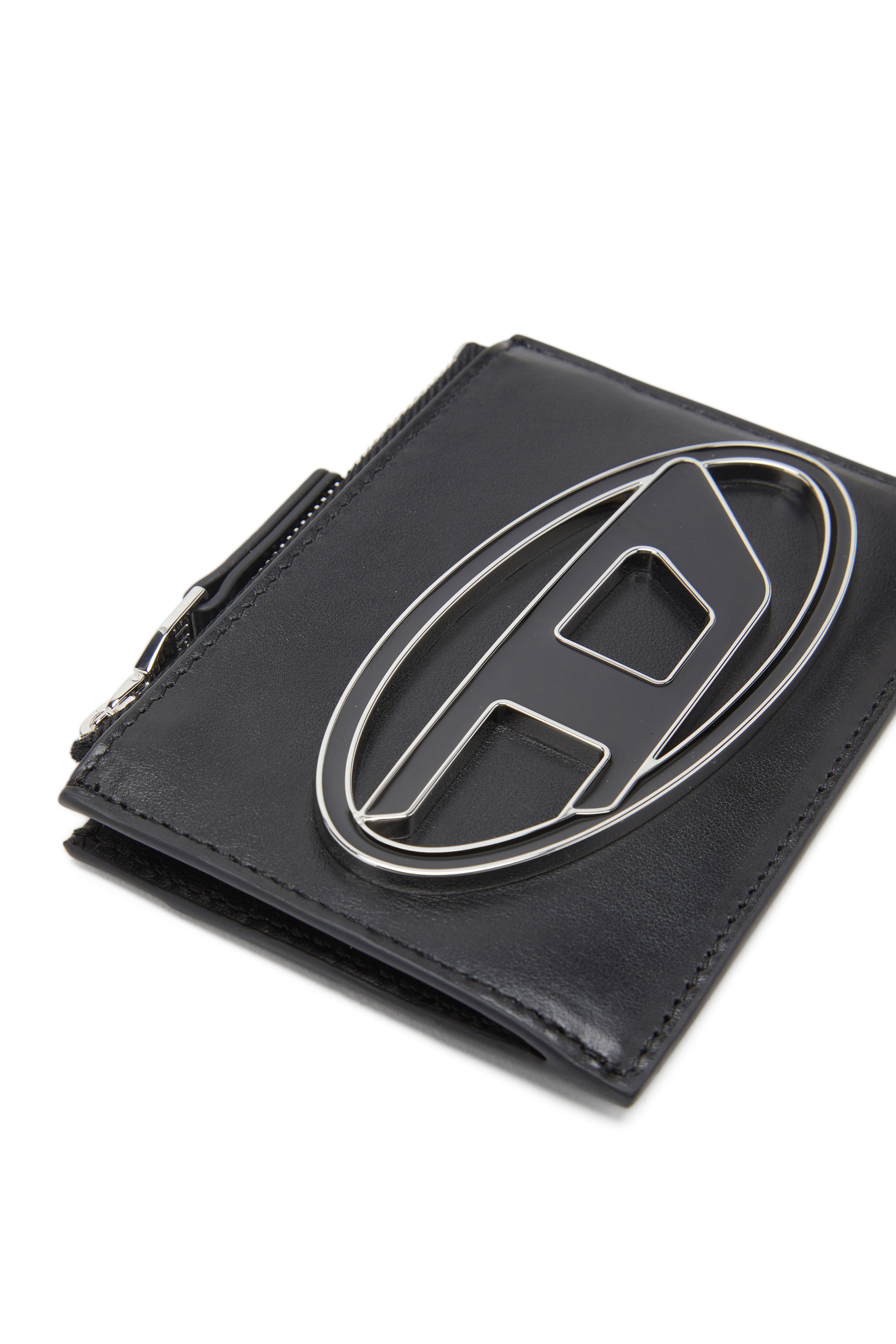 Women's Card holder in leather | Black | Diesel