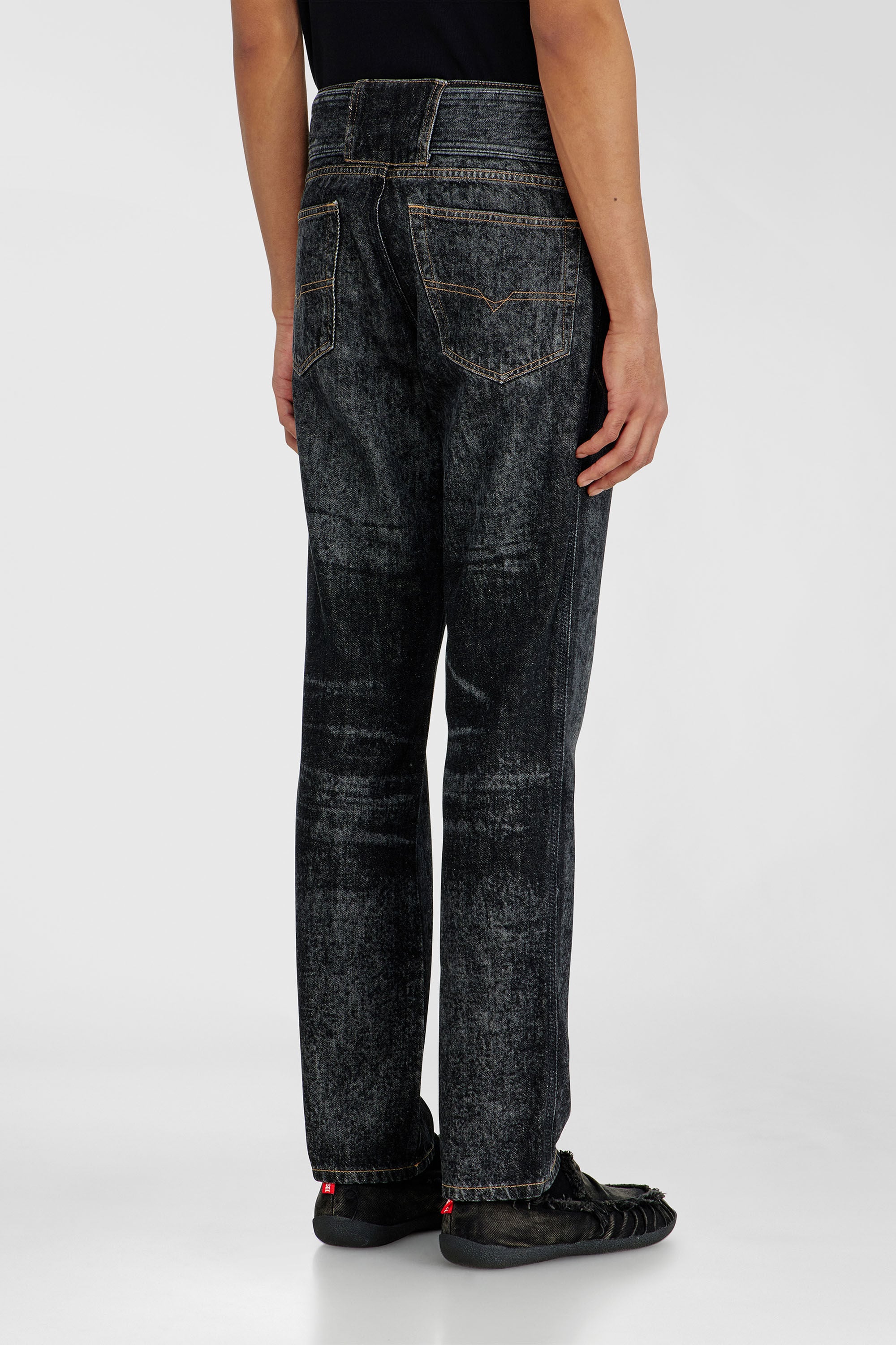 Diesel - Man's Slim Jeans D-Villus 09Q24, Black/Dark grey - 5