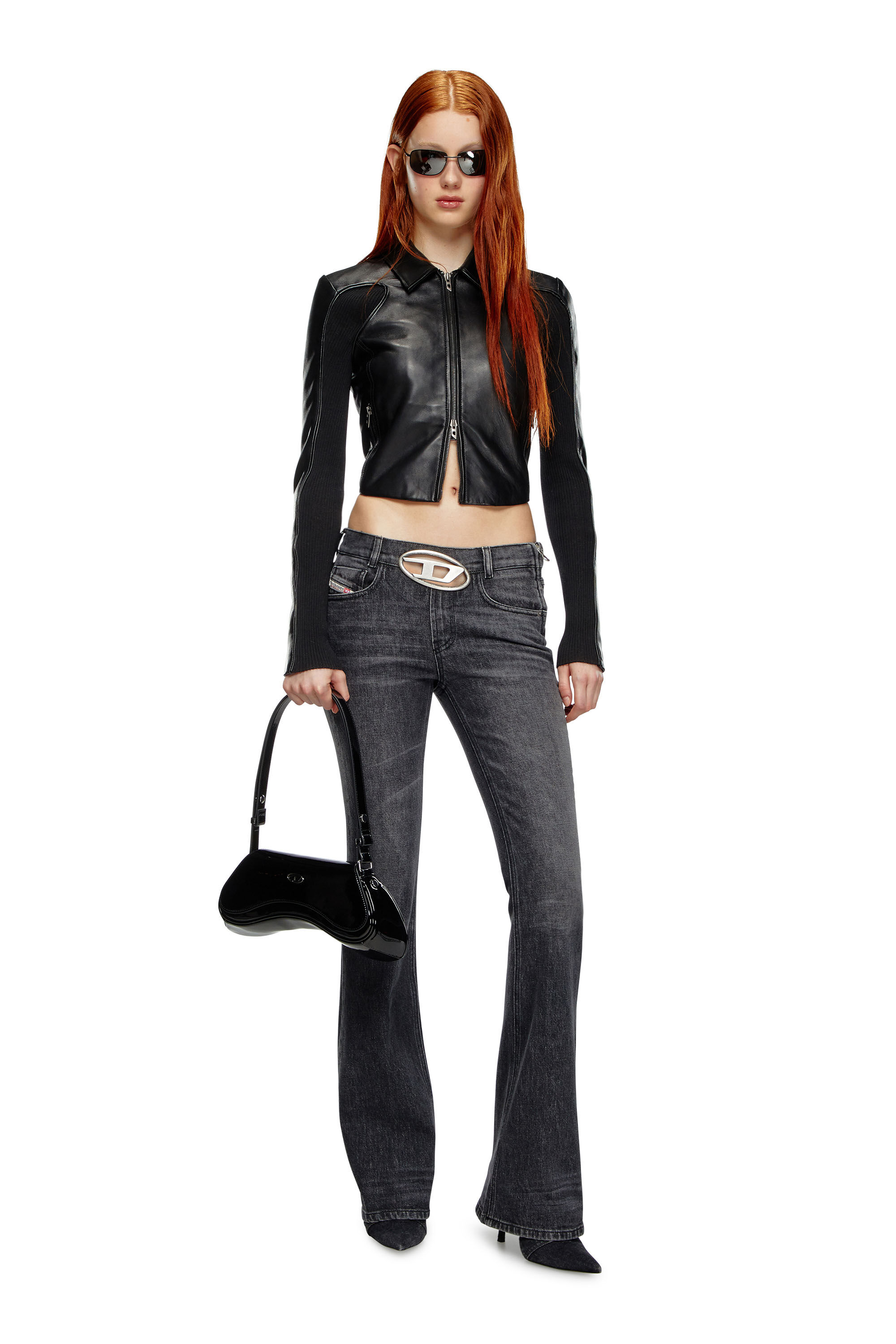 Women s Bootcut and Flare Jeans Black Dark grey Diesel 1969 D