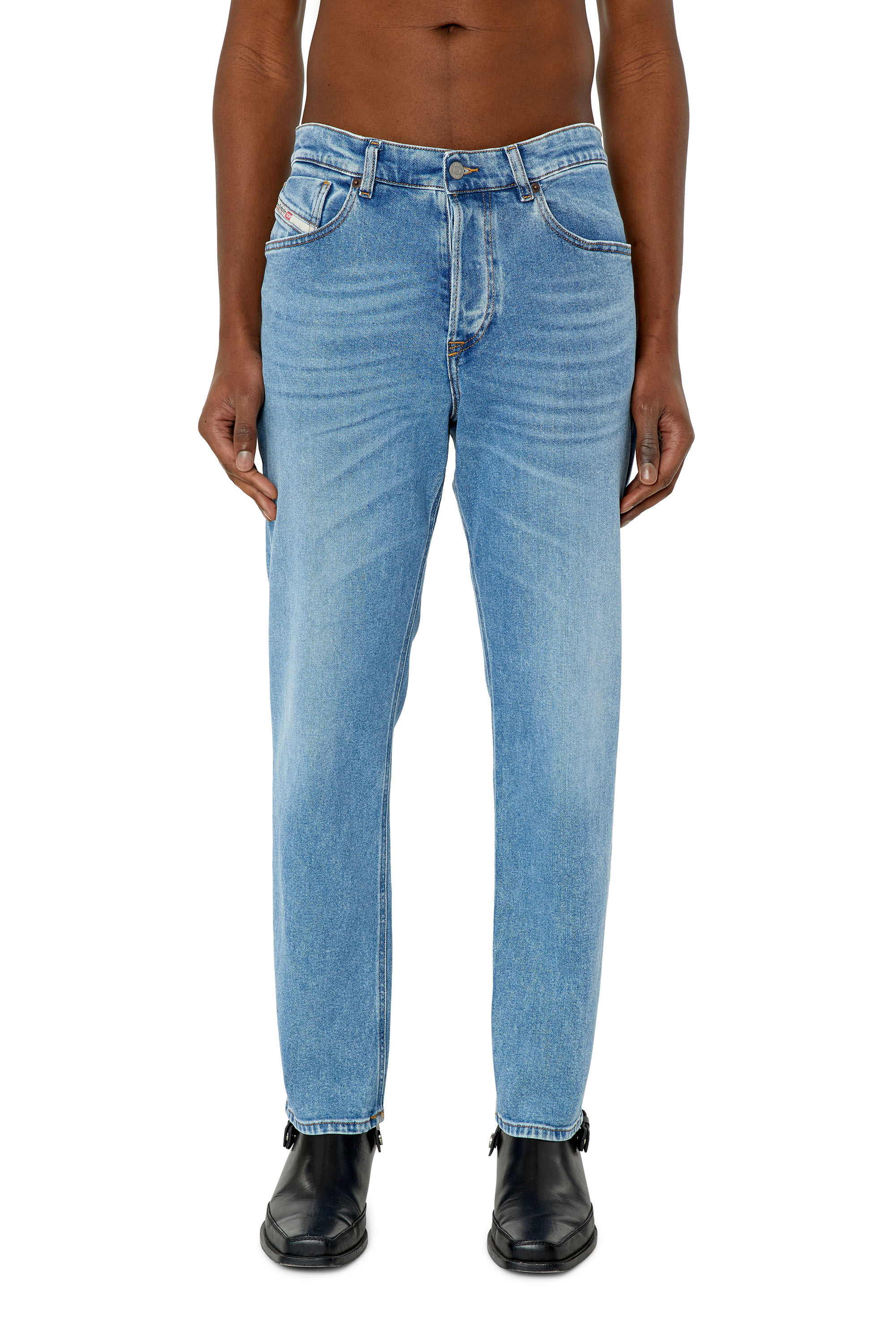Diesel - Tapered Jeans 2005 D-Fining 9B92L, Light Blue - Image 3