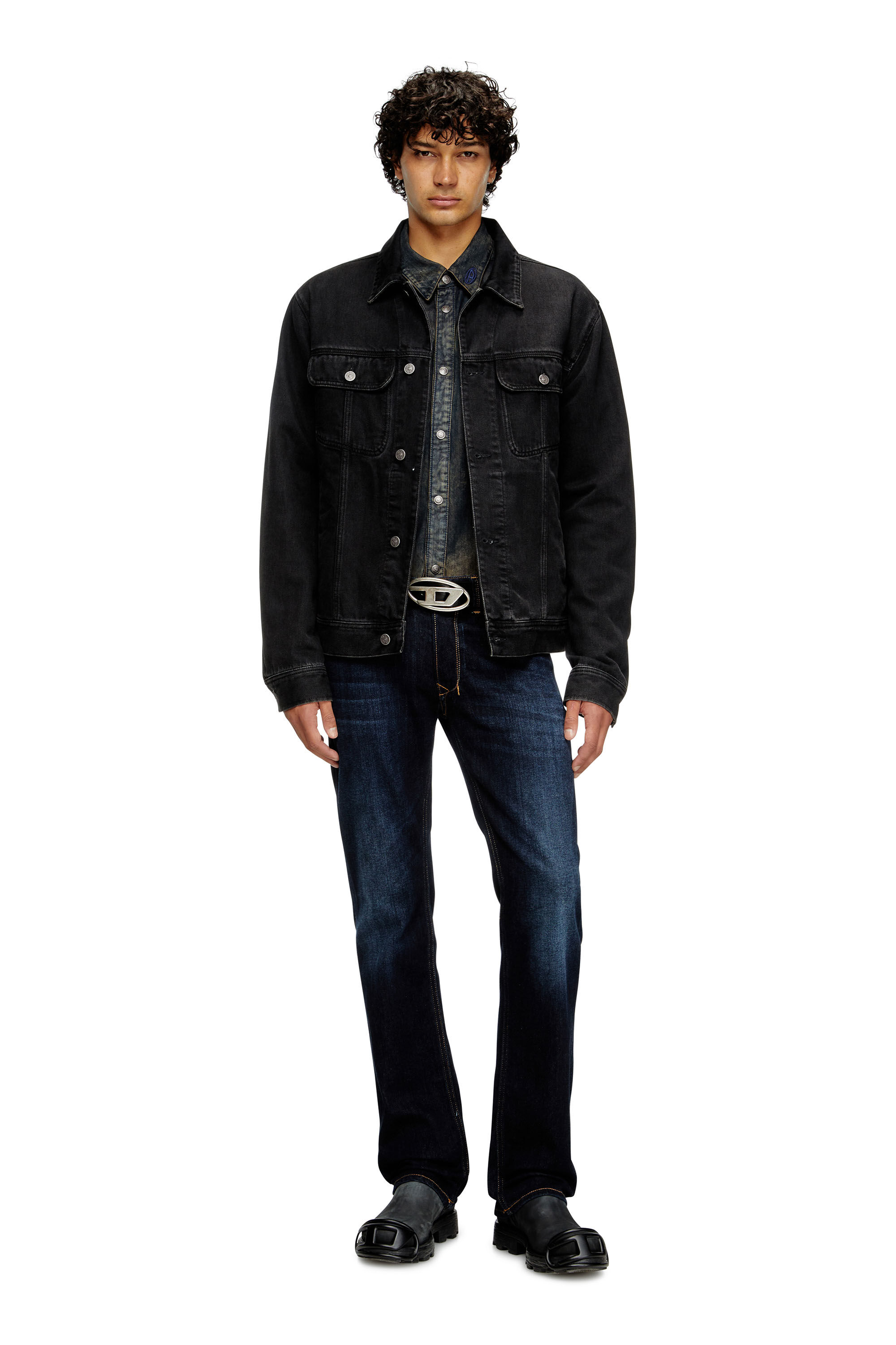 Men's Regular Jeans | Dark Blue | Diesel 1985 Larkee