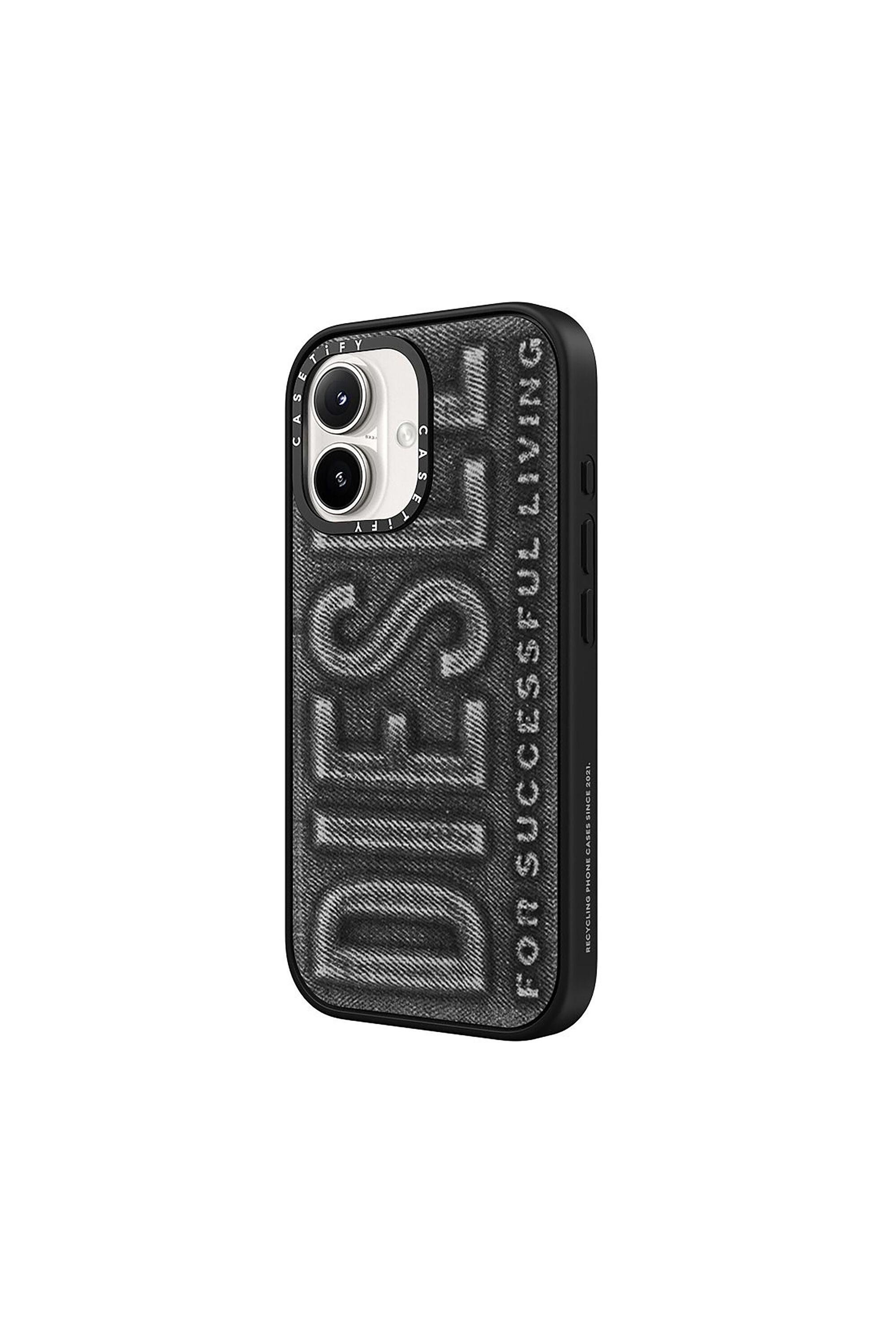 Diesel - 60562 MOULDED CASE, Unisex's Biscotto impact case for iPhone 16 in Black - 2