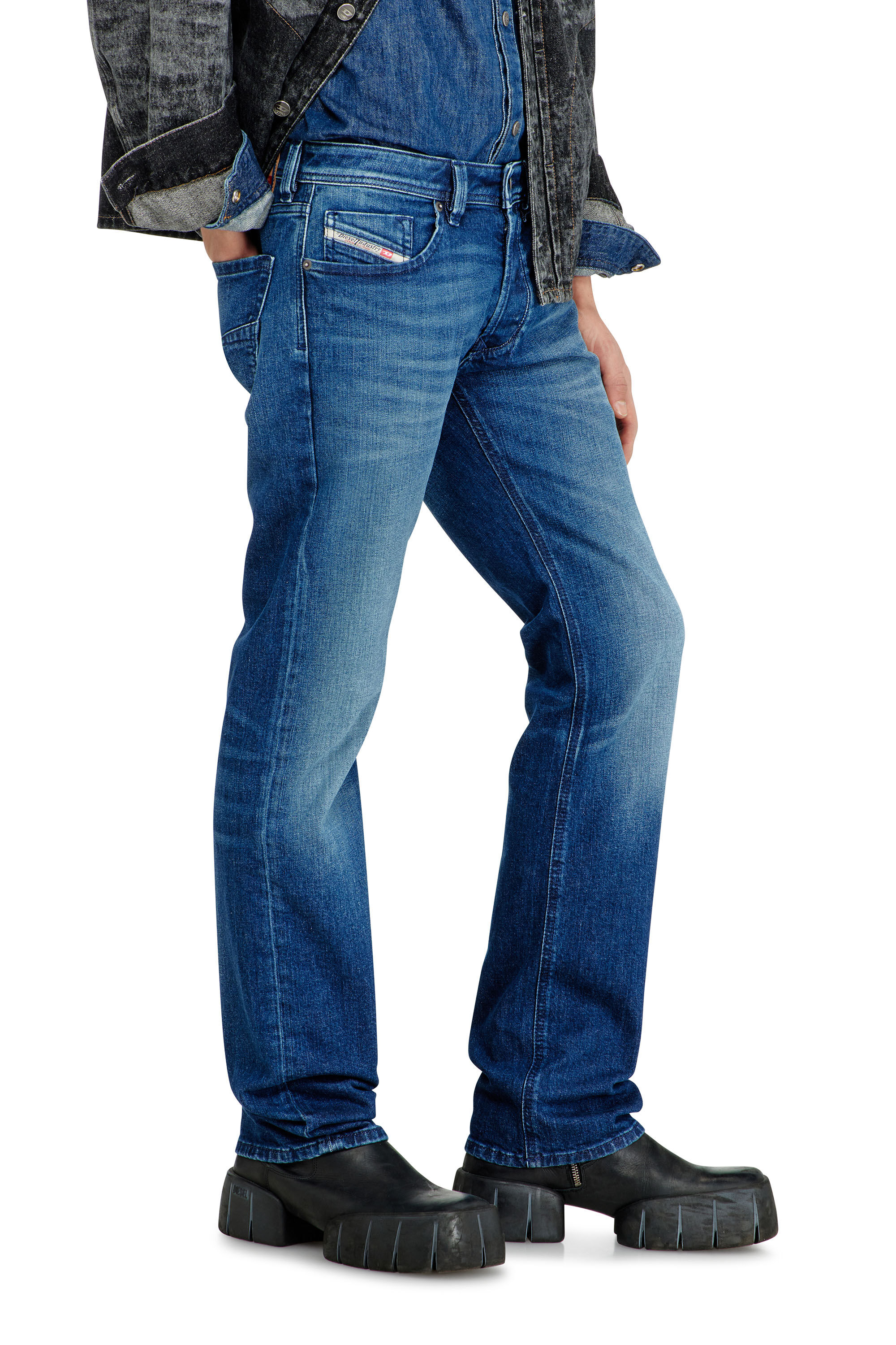 Men's Regular Jeans | Dark Blue | Diesel 1985 Larkee
