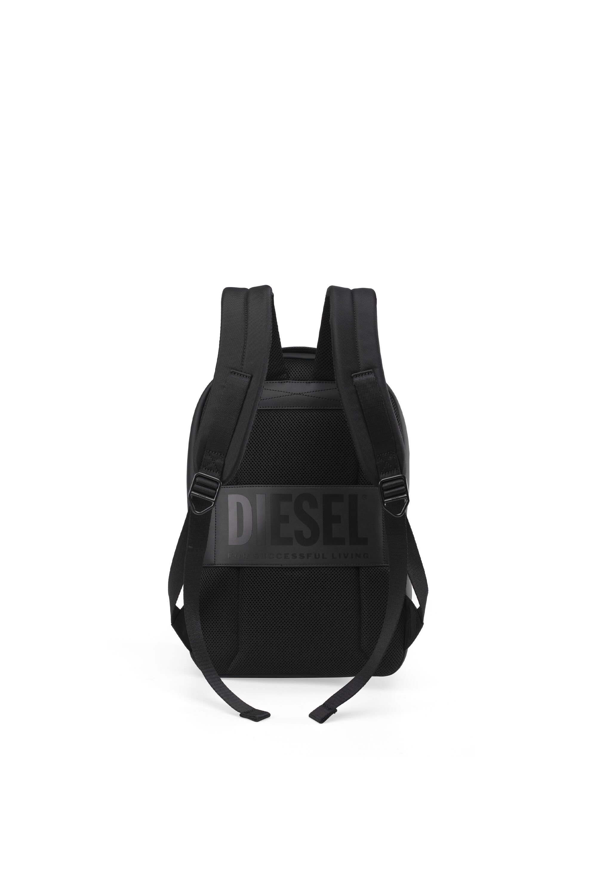 Diesel - DIESEL ALUMINUM BACKPACK DSB003, Unisex's Functional business backpack in Black - 2
