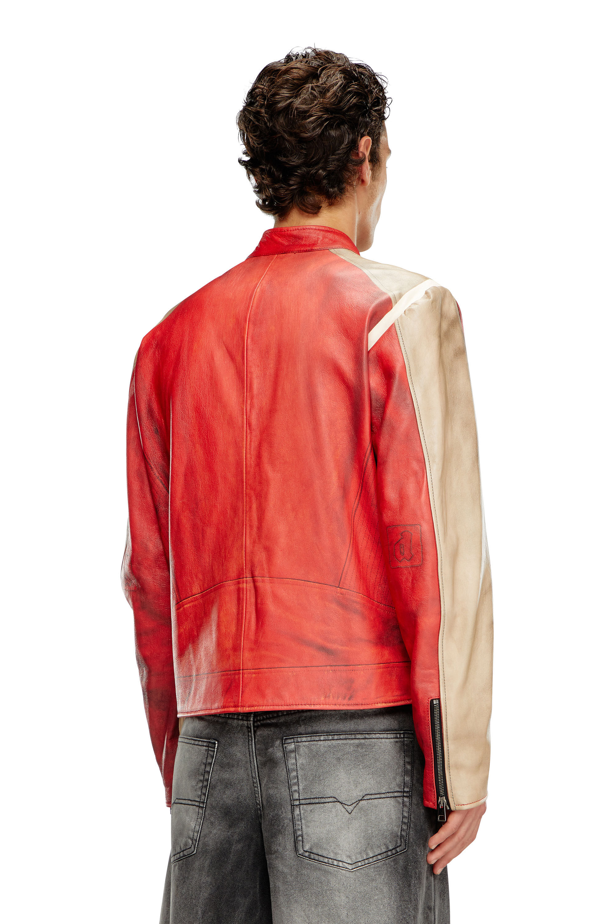 Red herring leather jackets mens clearance