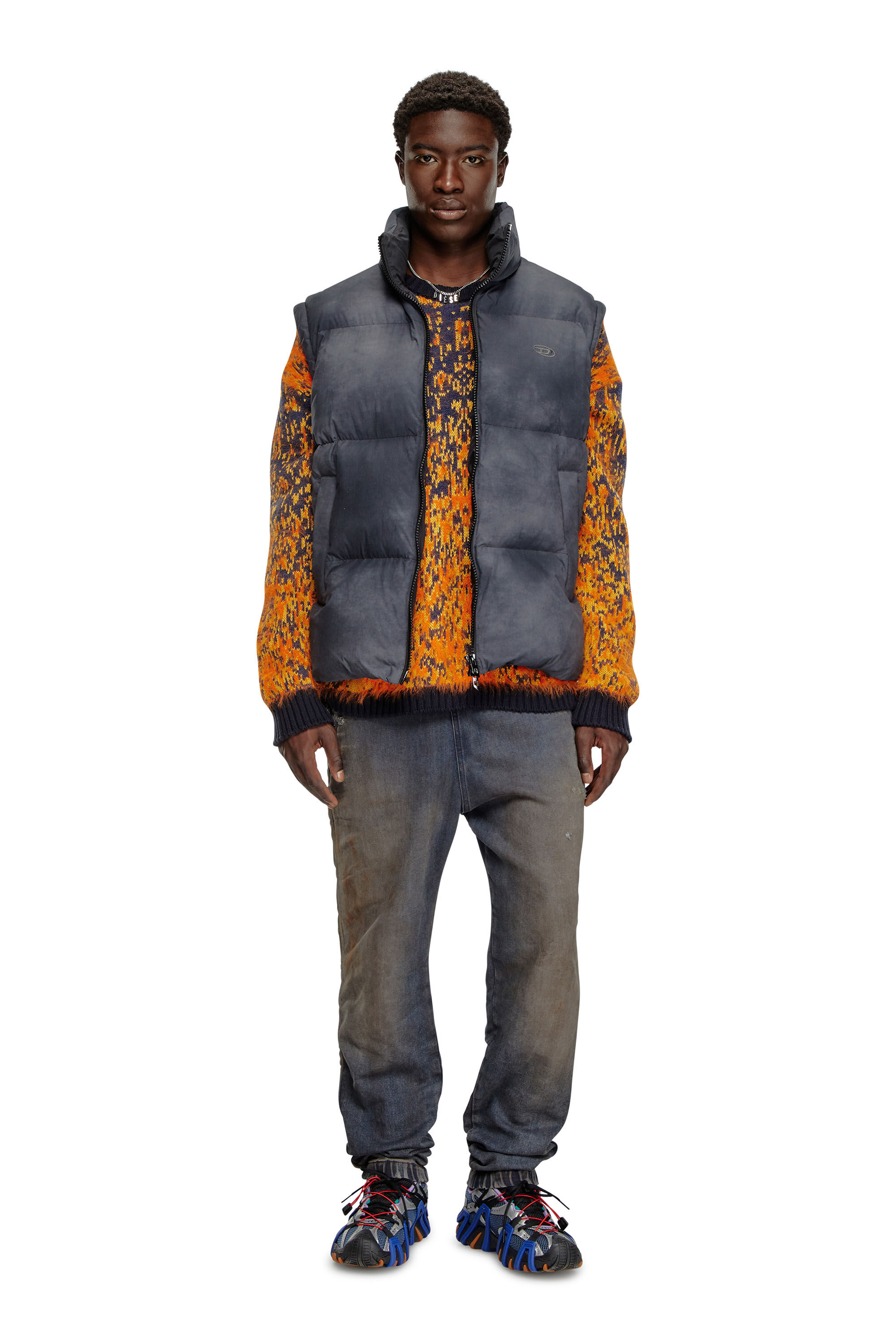 トップス AIE game vest nylon twill uneven dye