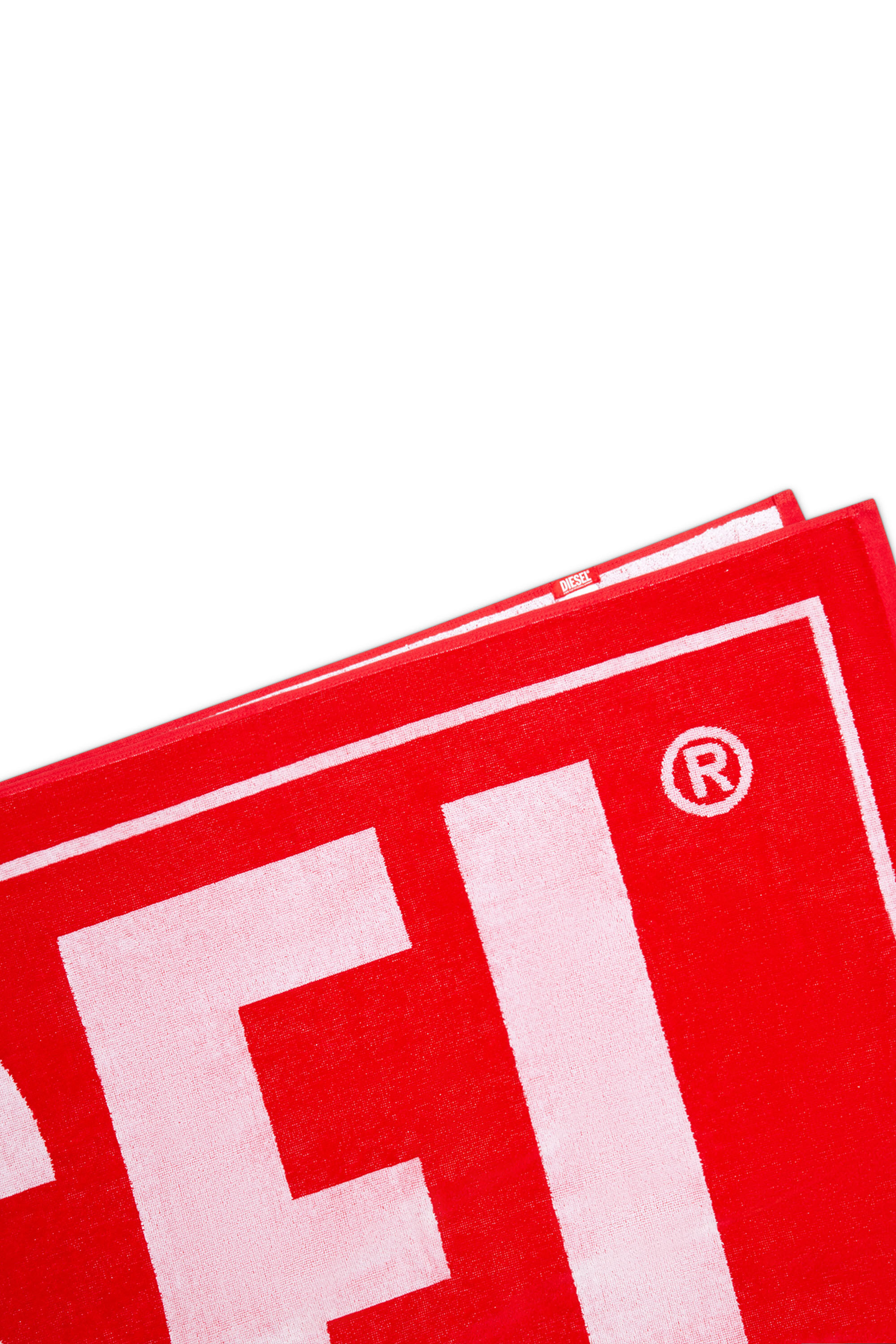 Men's Successful-logo beach towel | Red | Diesel