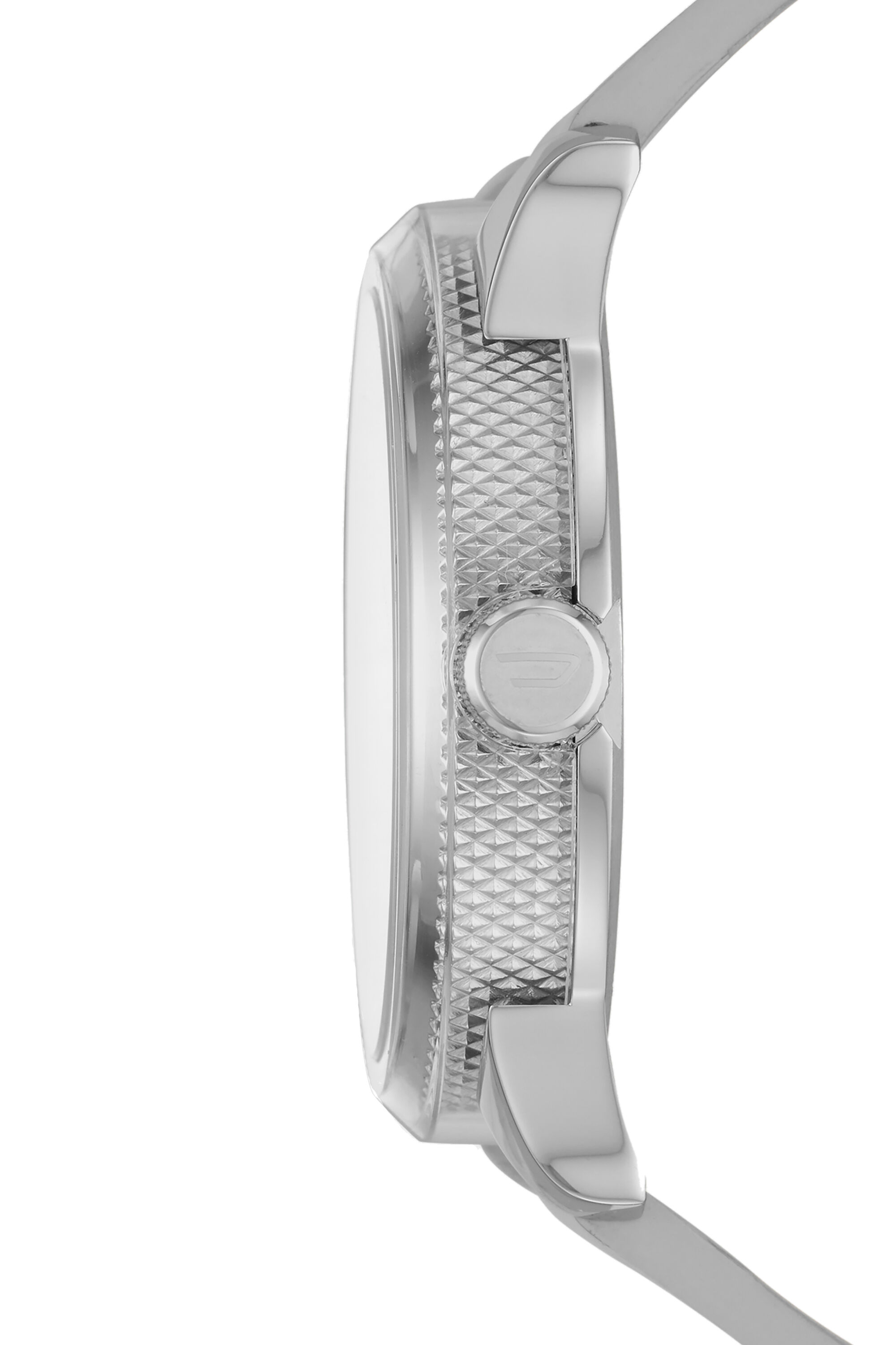 Diesel - DZ1874, Man's Rasp Nsbb three-hand silver leather watch in Silver - 2