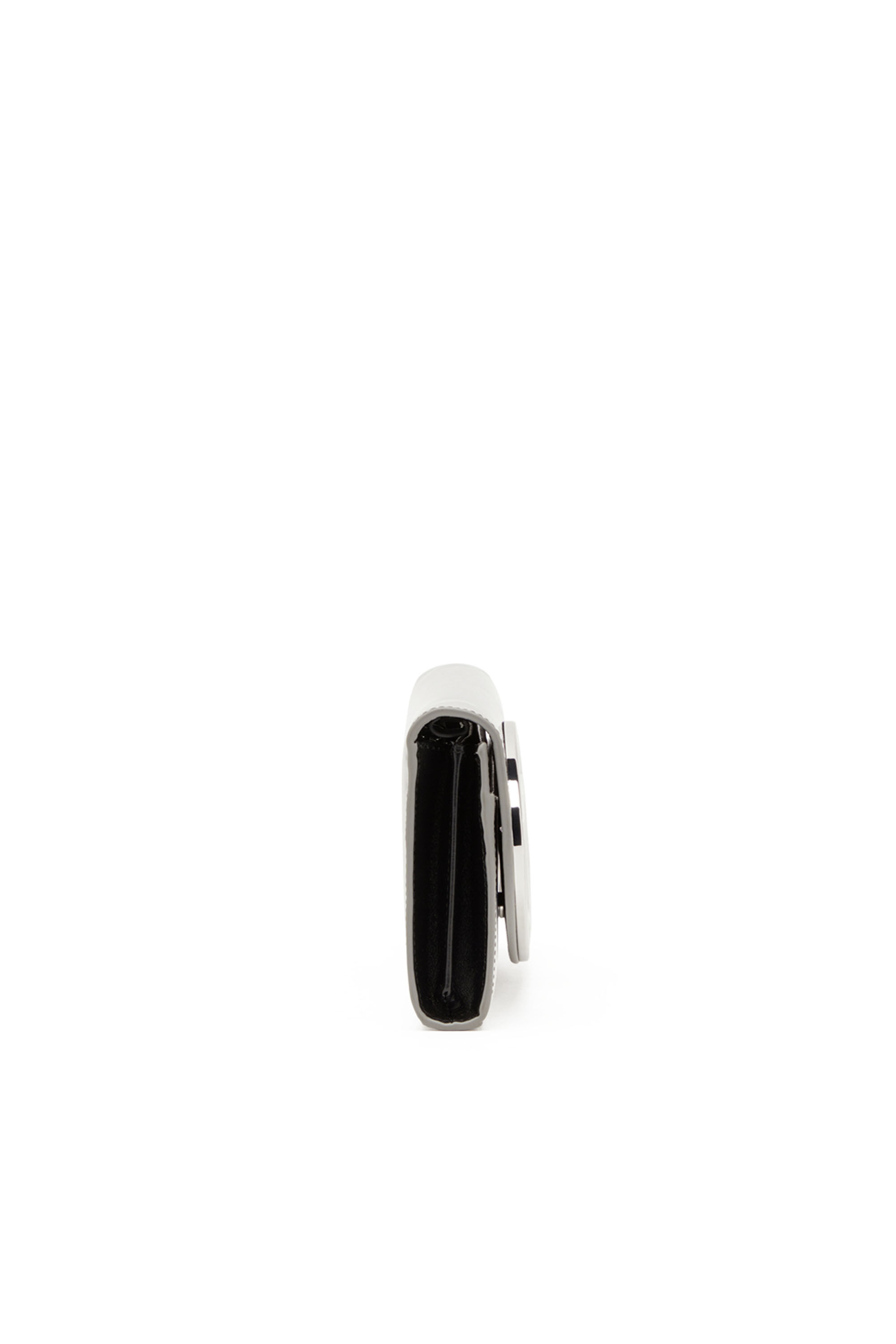 Women's Wallet bag in mirrored leather | Silver | Diesel {{Country}}