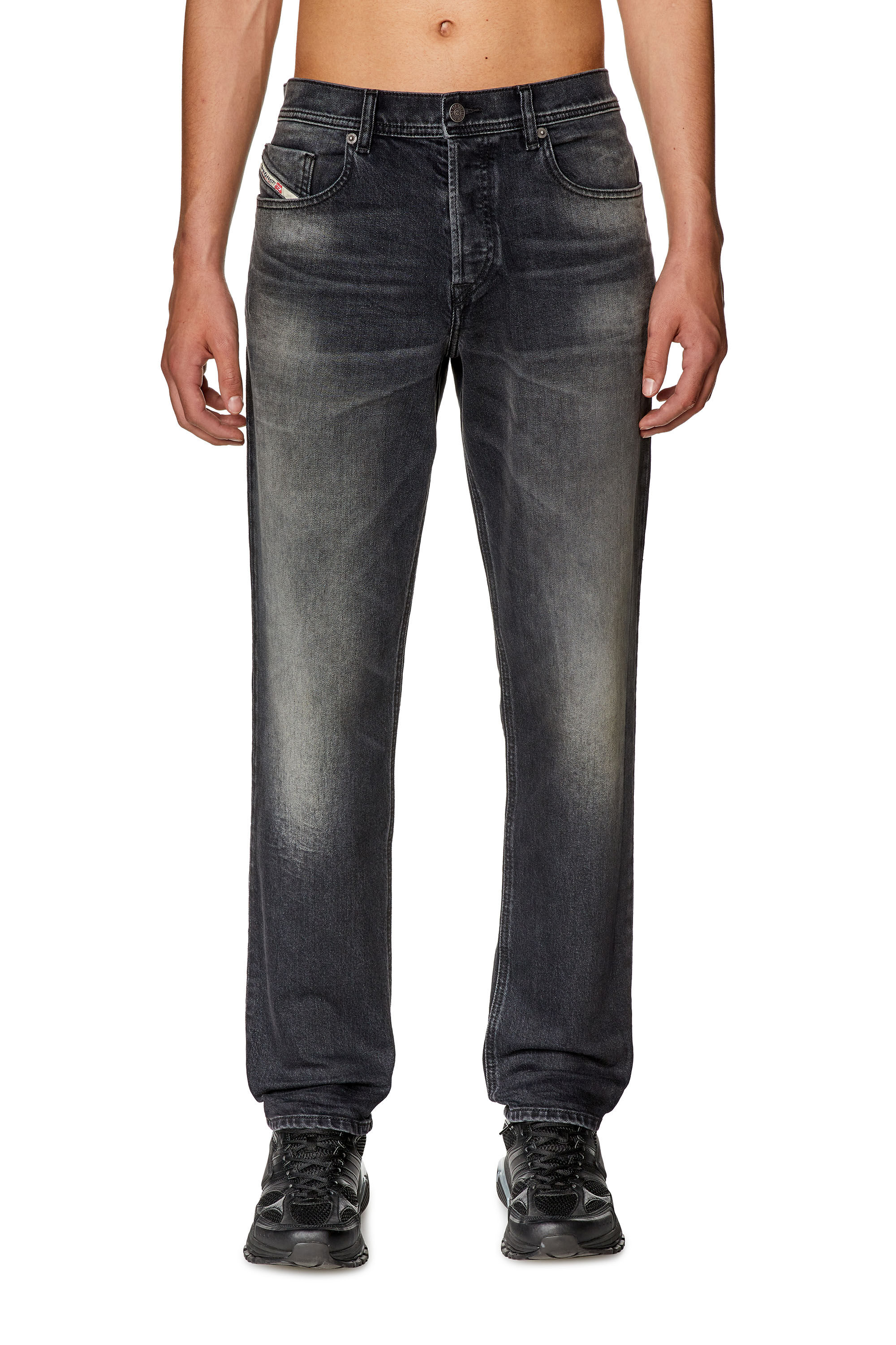 Diesel - Tapered Jeans 2023 D-Finitive 09G20, Black/Dark grey - Image 3
