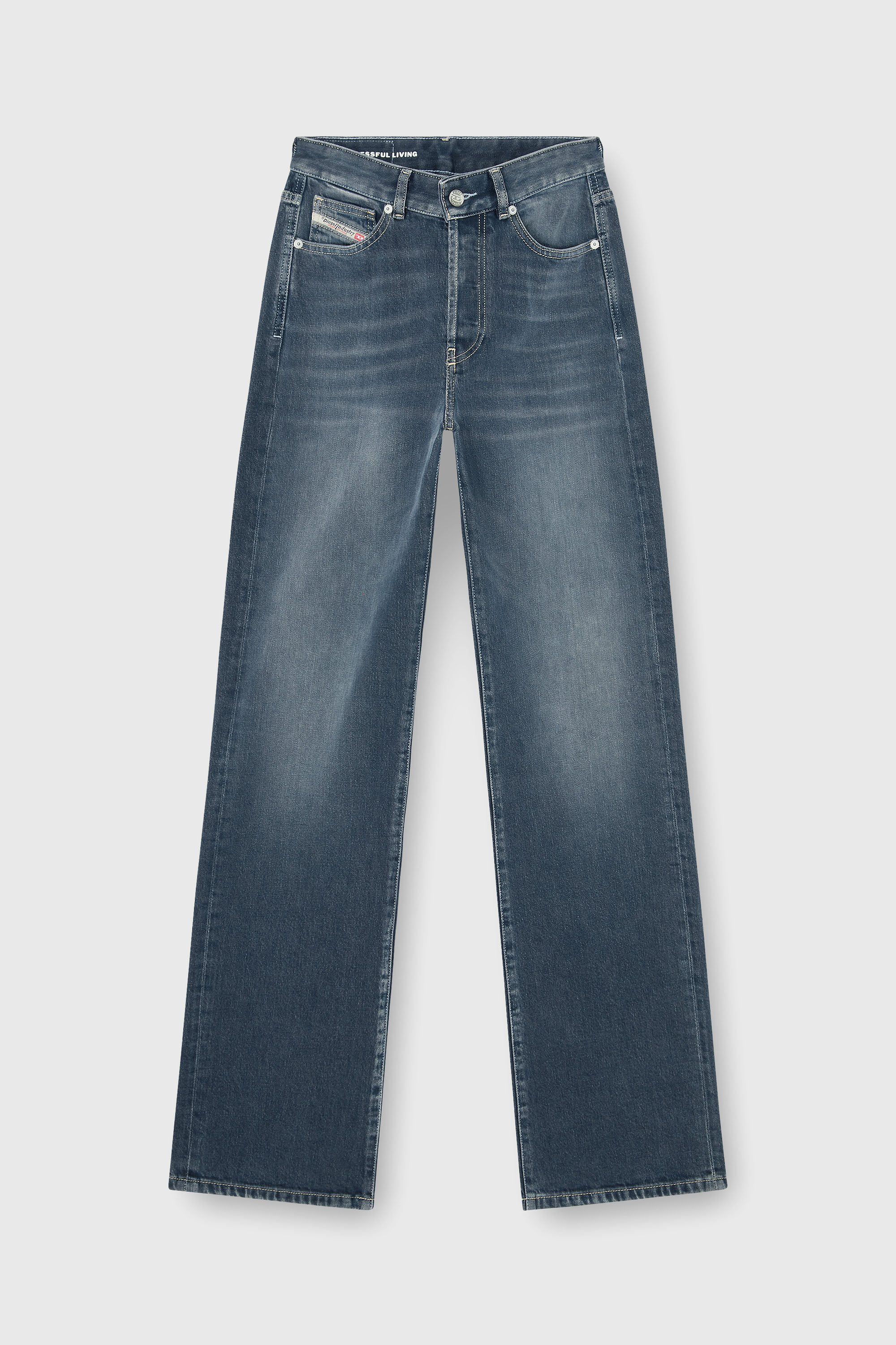 Diesel - Woman's Regular Jeans 1971 D-Sent 007EI, Dark Blue - 6