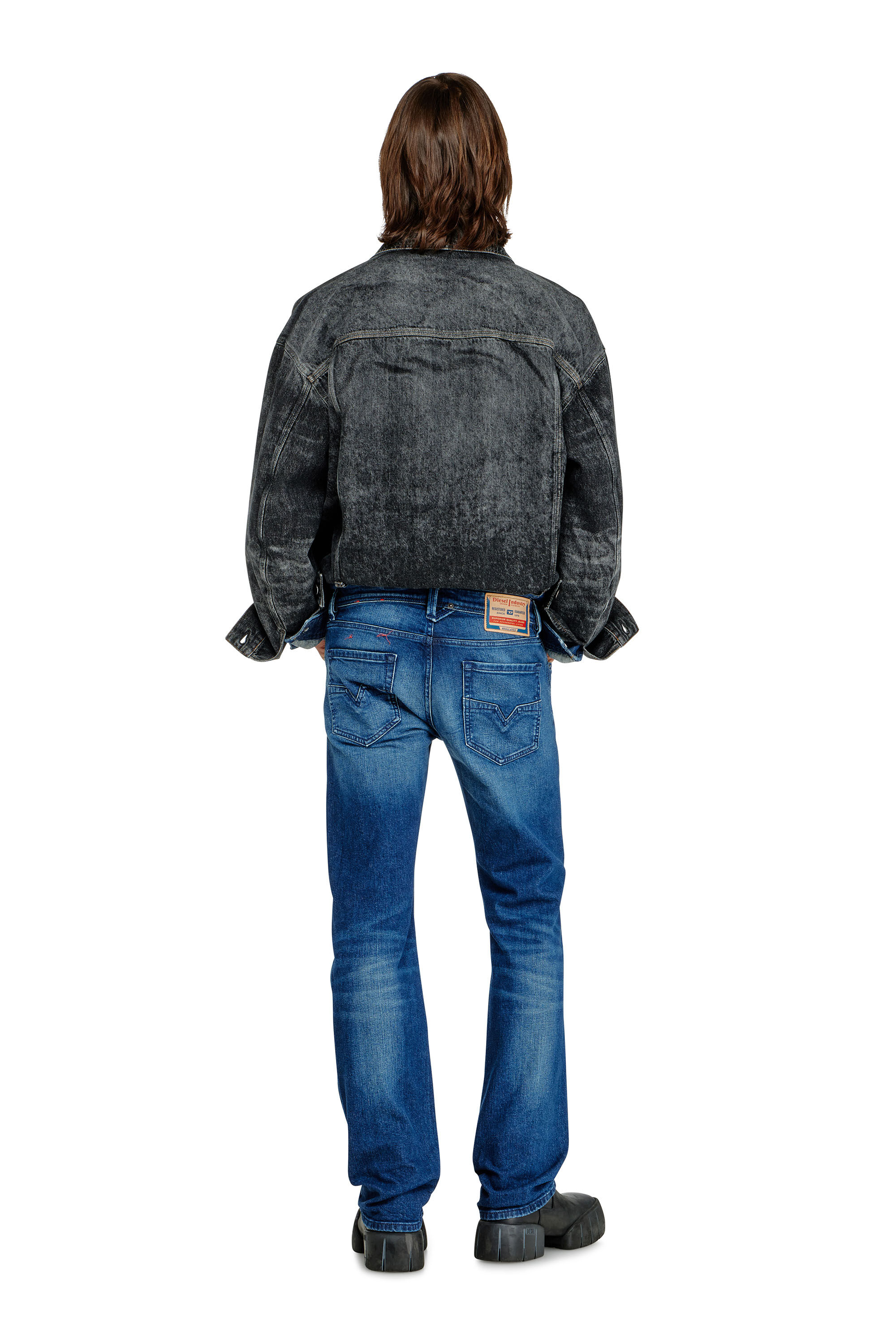 Men's Regular Jeans | Dark Blue | Diesel 1985 Larkee