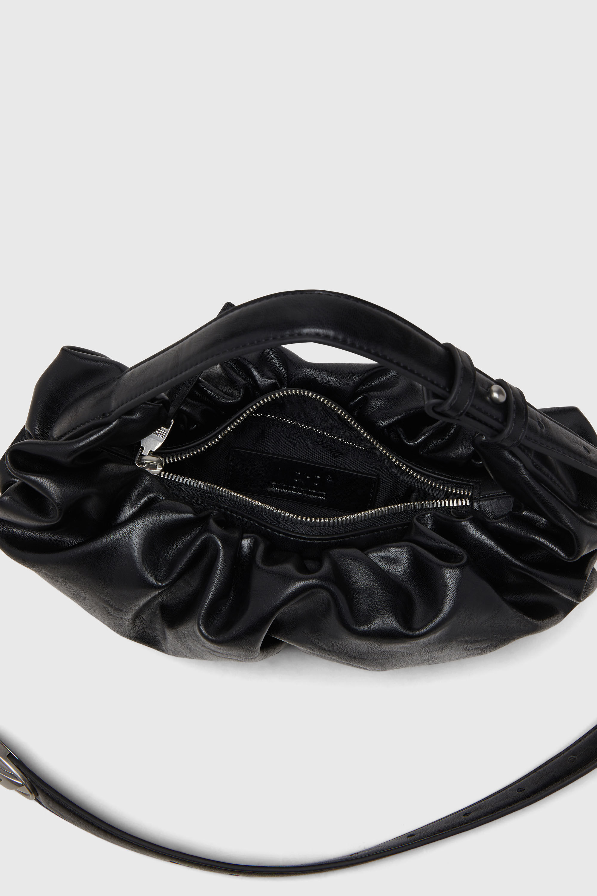 Women's Grab-D-Small scruched hobo bag | Black | Diesel {{Country}}