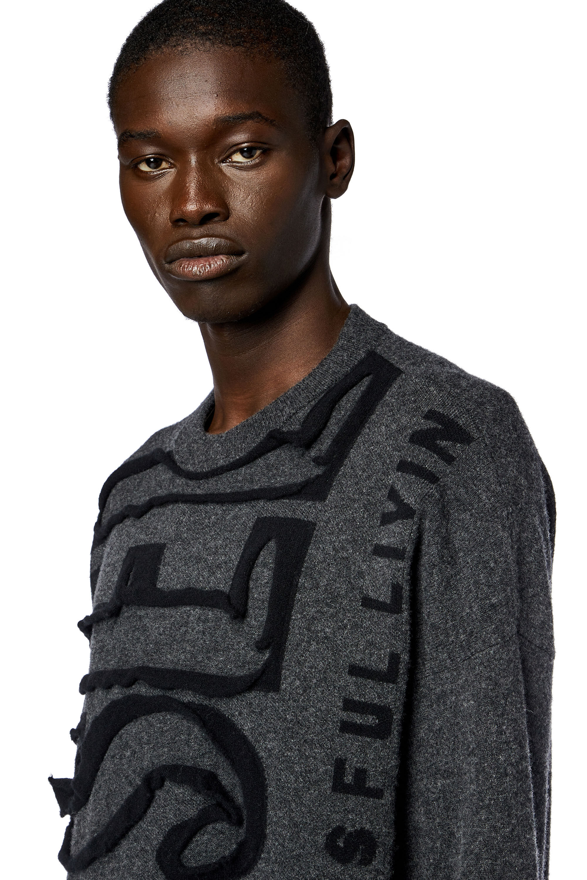 Diesel grey jumper deals