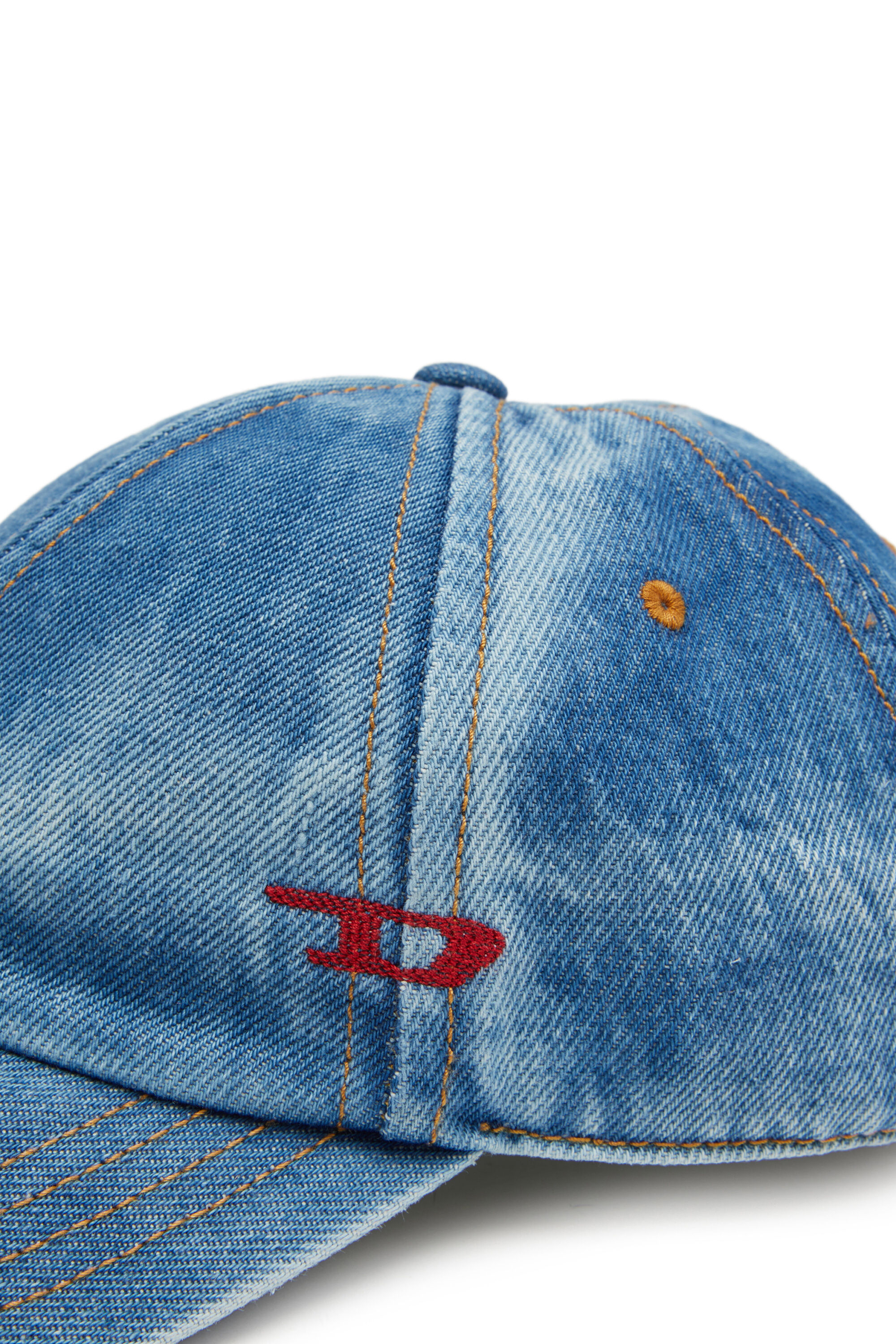 C LIB 2 Man Baseball cap in mid blue cotton denim Diesel