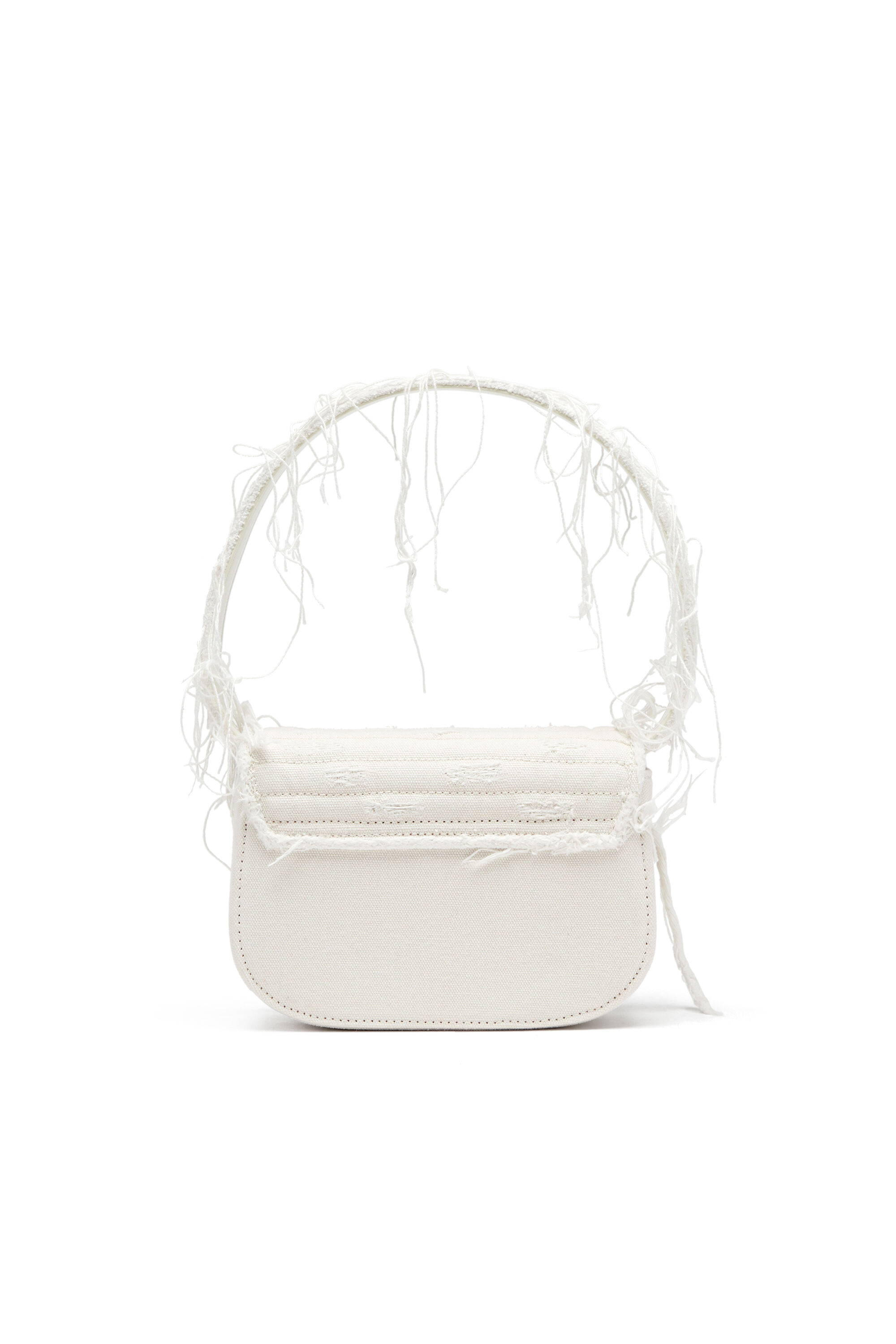 ★DIESEL★ 1DR Shoulder Bag Off White X08396P4728T1003 X0839 Women's 1DR-Iconic shoulder bag in canvas and leather