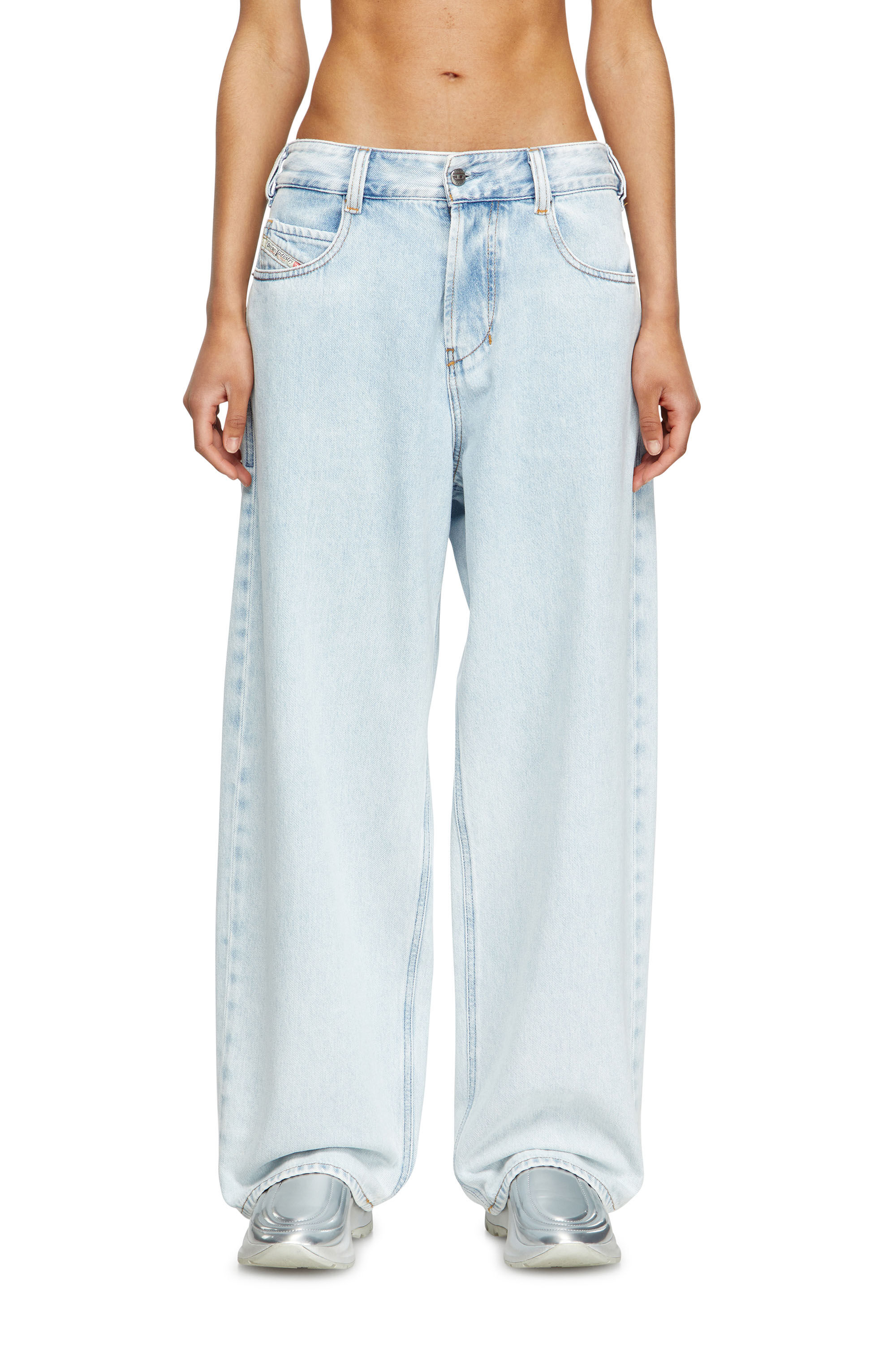 Diesel - Unisex's Relaxed Jeans 1997 D-Enim-M 09M74, Light Blue - 5
