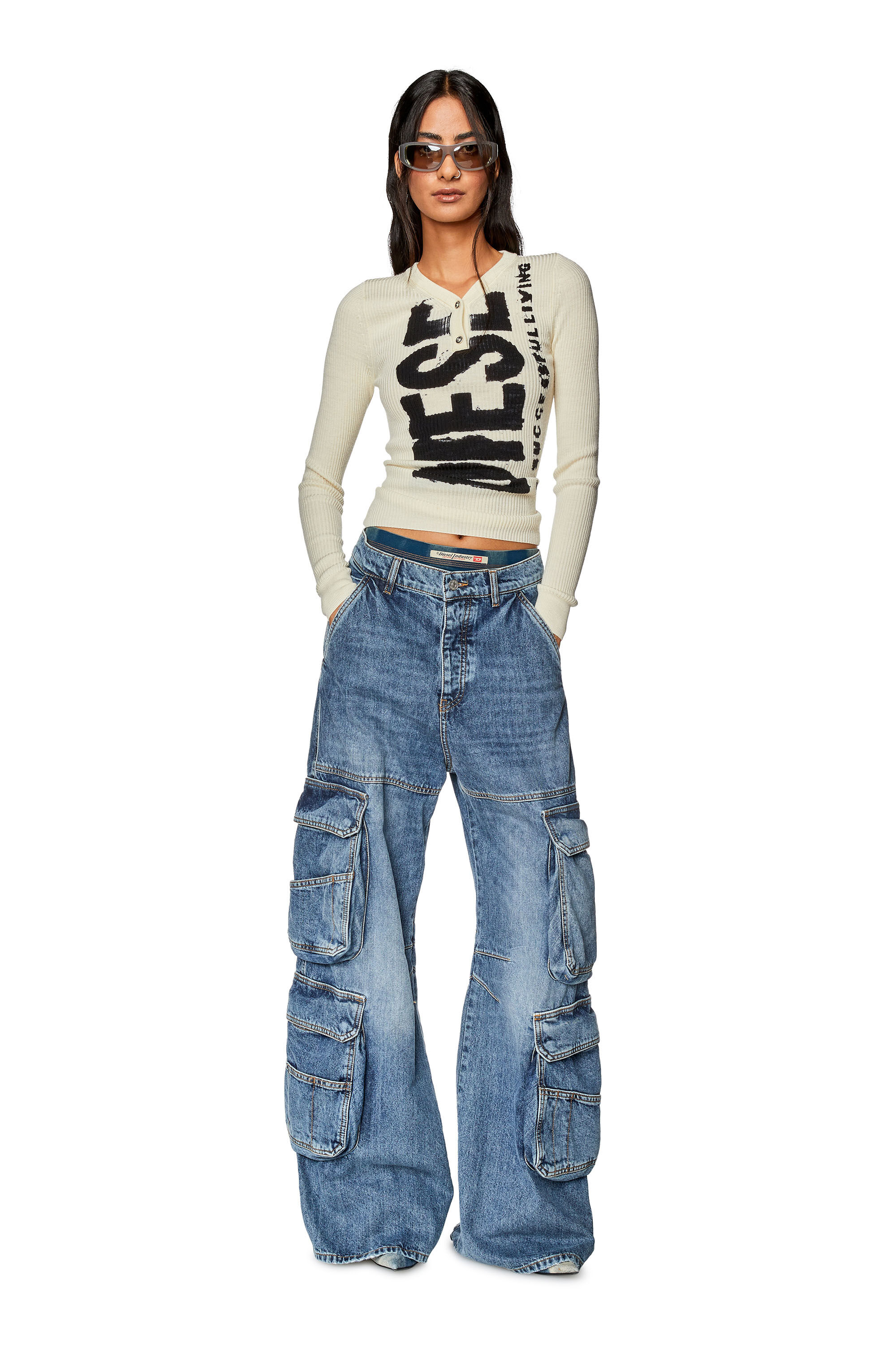 【12月スーパーSALE 15%OFF】 Straight diesel Jeans D-Sire 1996 パンツ