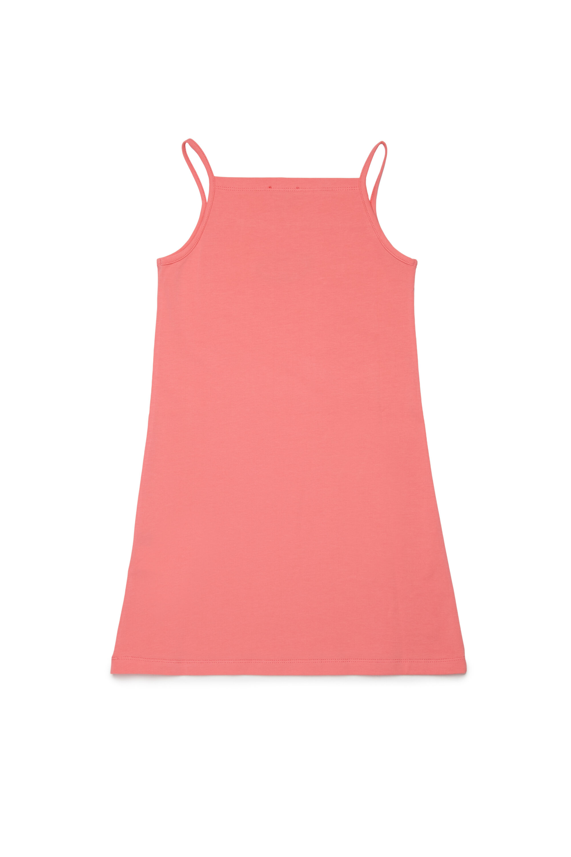 Diesel - DKIPPY, Woman's Cotton tank dress with embroidery in Pink - 2