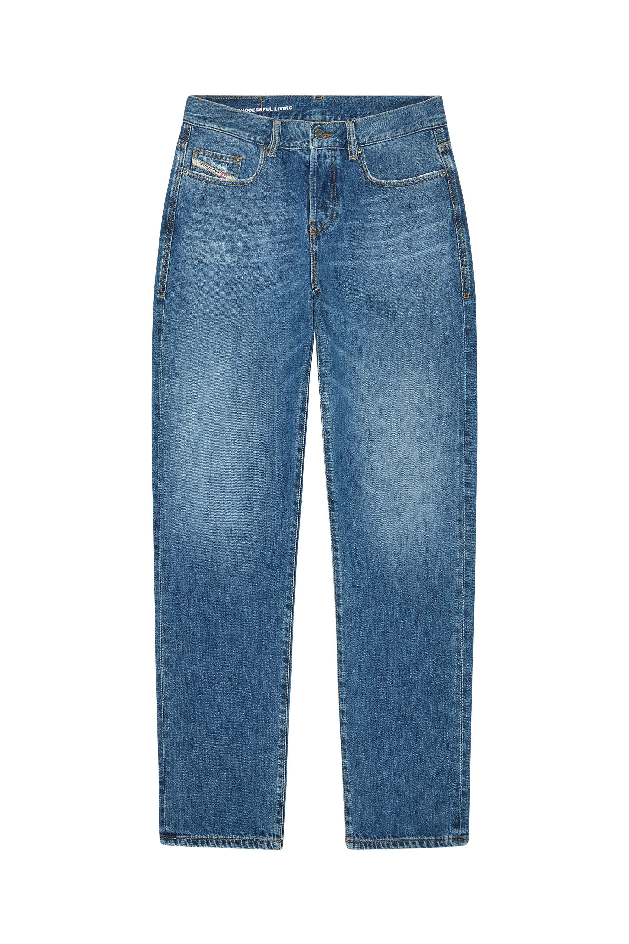 Diesel - Man's Straight Jeans 2020 D-Viker 09F25, Medium blue - 2