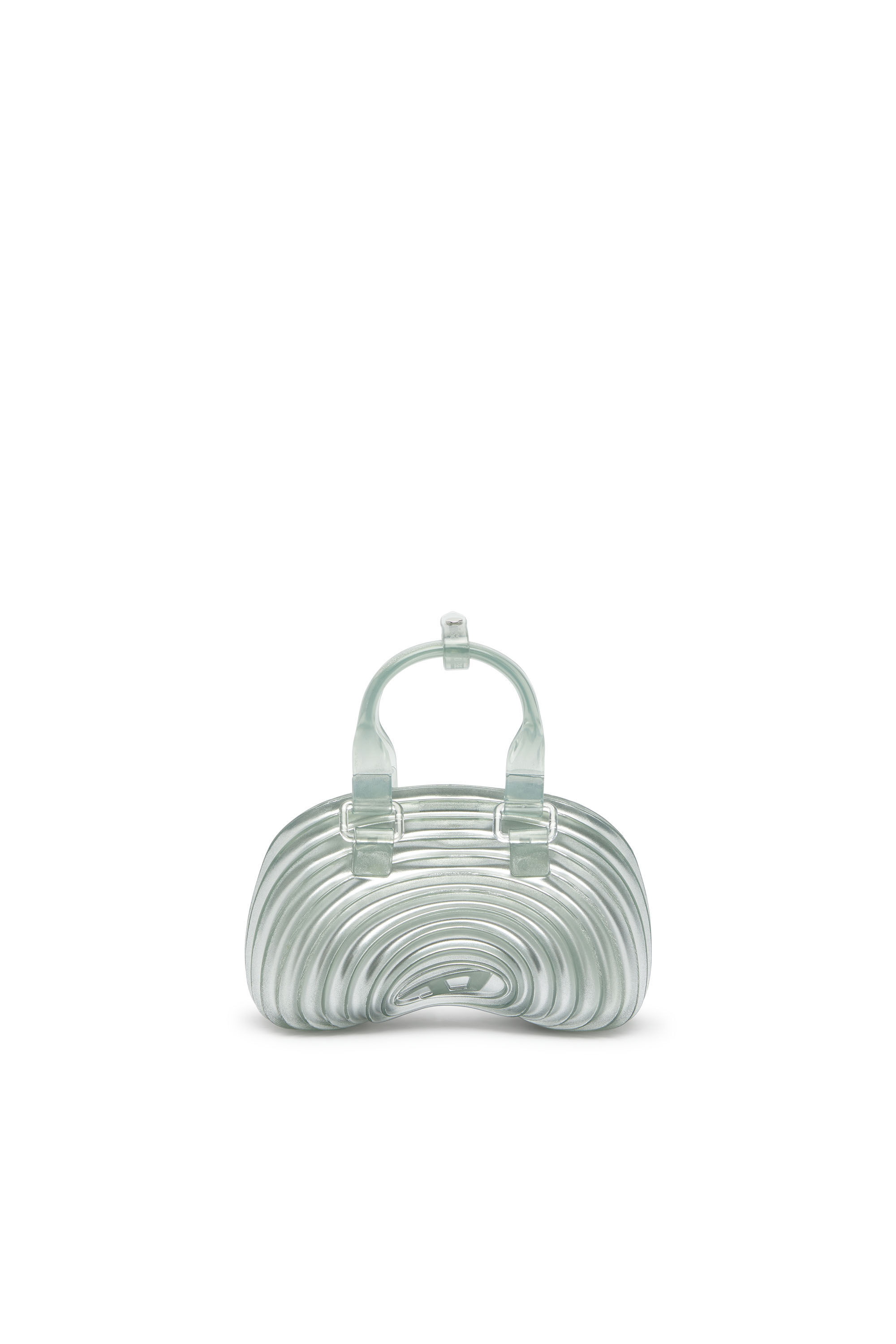 Women's Quantum Dome - Handbag in Melflex® | Silver | Diesel