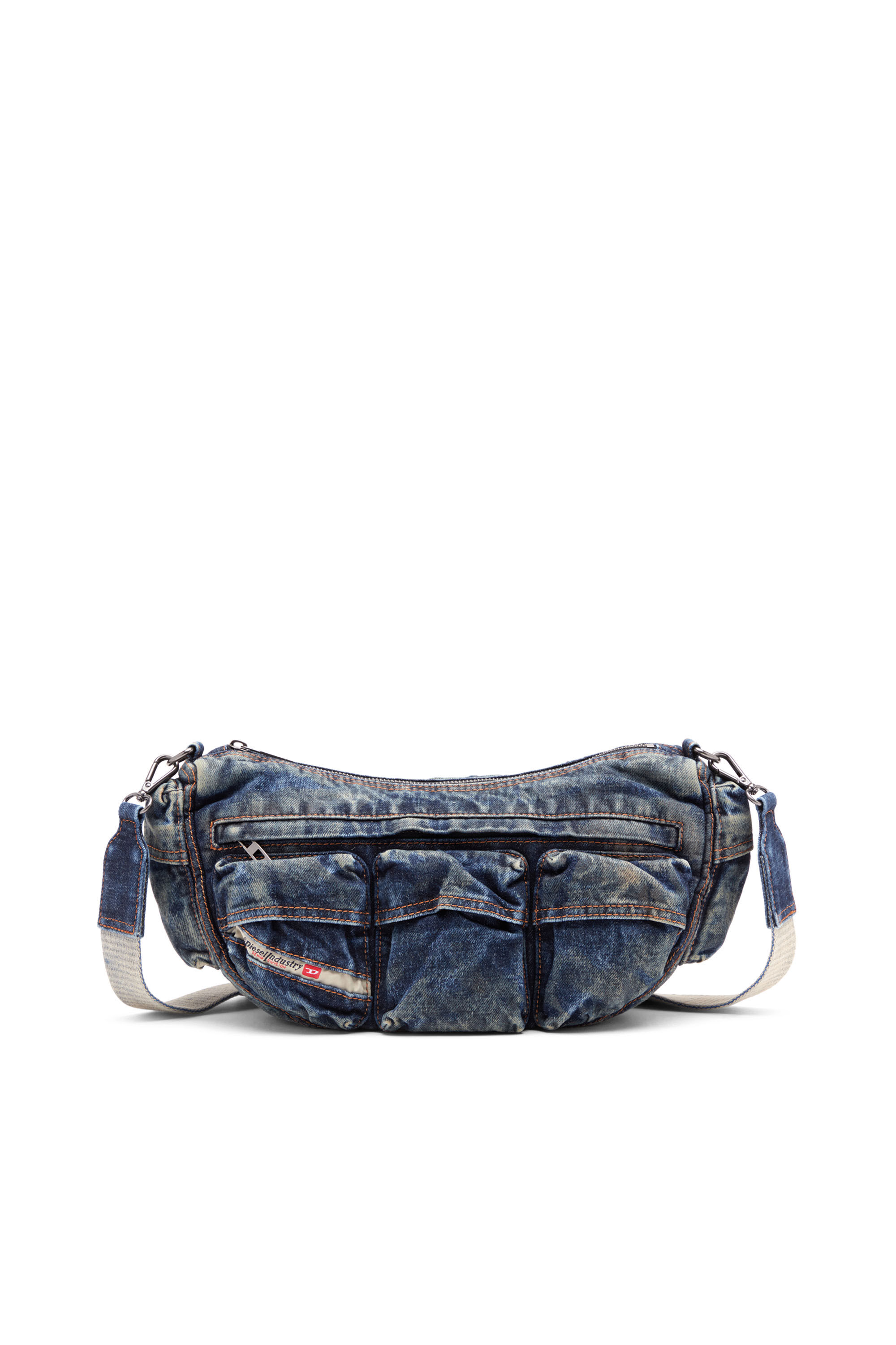 Travel 3000 Shoulder Bag X Multipocket slouchy bag in Denim Diesel