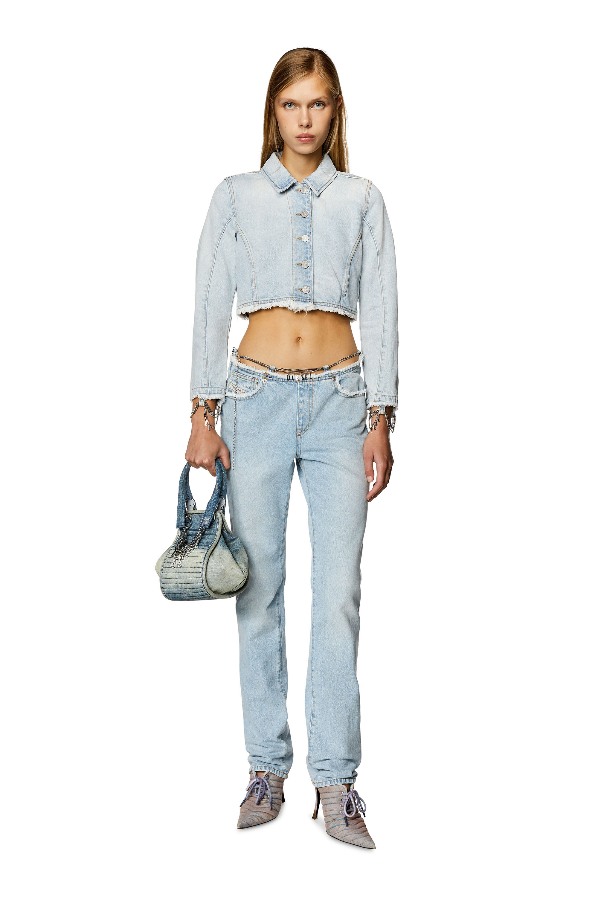 Diesel - Straight Jeans 2002 0NLAA, Light Blue - Image 1