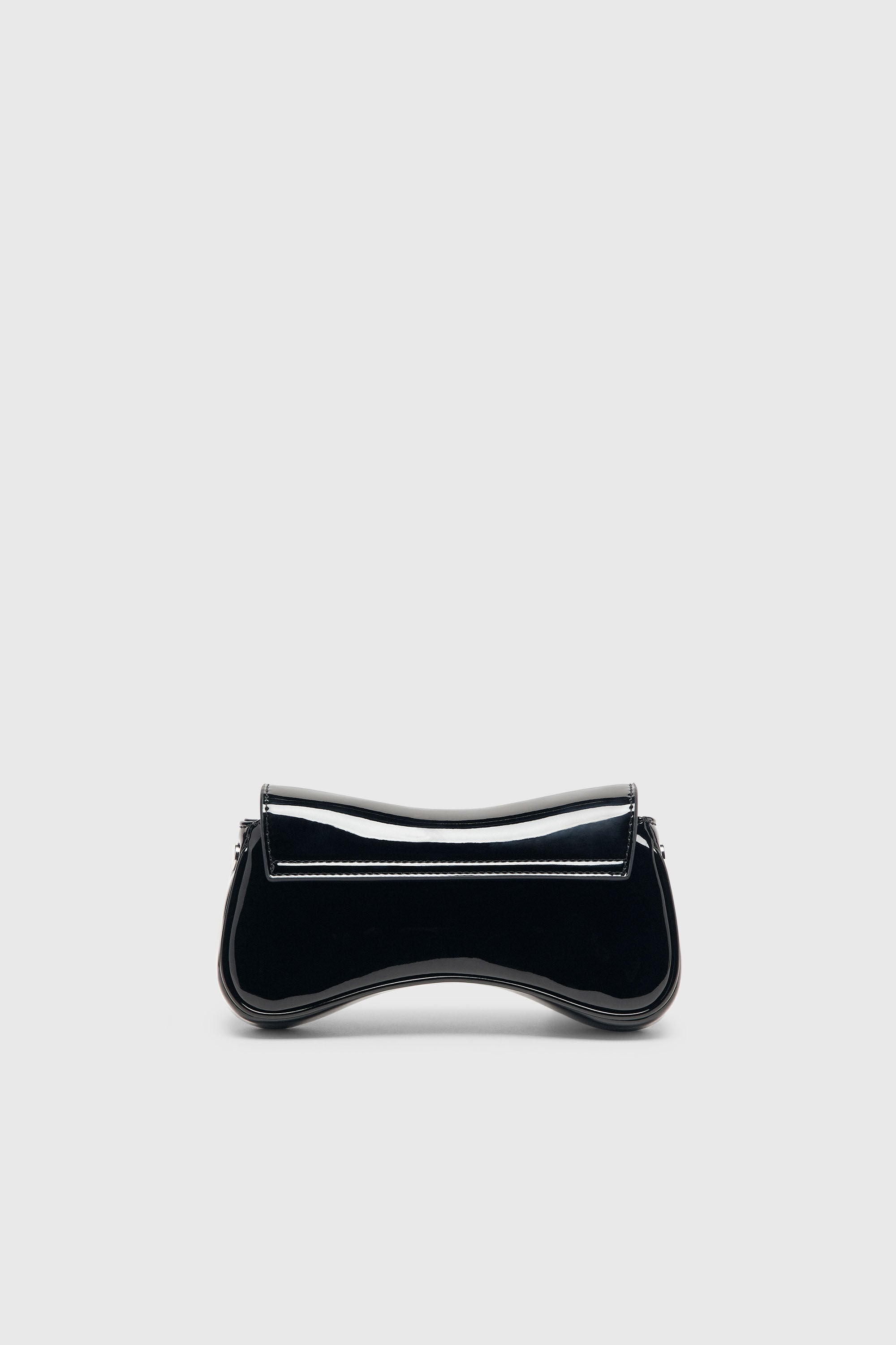Diesel - PLAY CROSSBODY XS, Woman's Play-Small crossbody bag glossy in Black/Flash mirror - 3