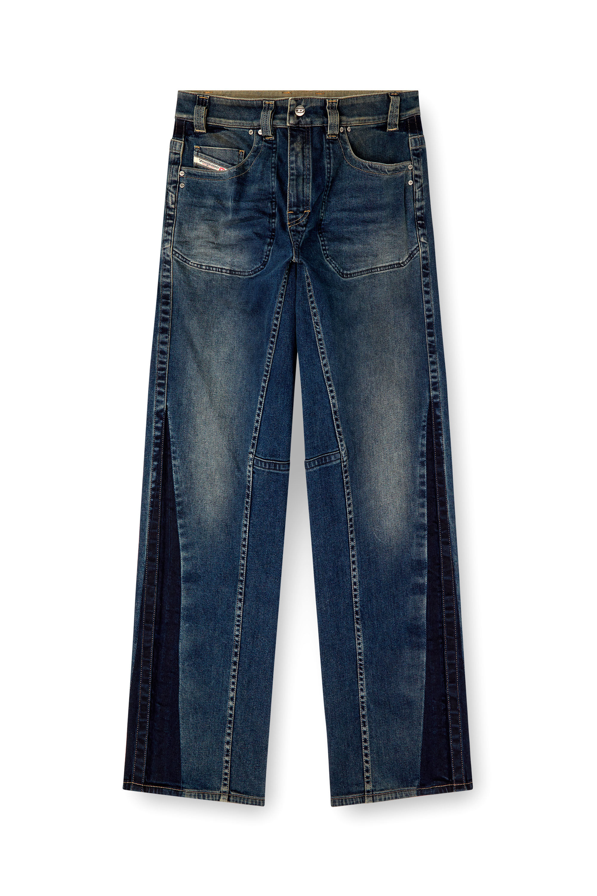 Diesel - Man's Relaxed Jeans 2001 D-Macro 09J06, Medium blue - 2