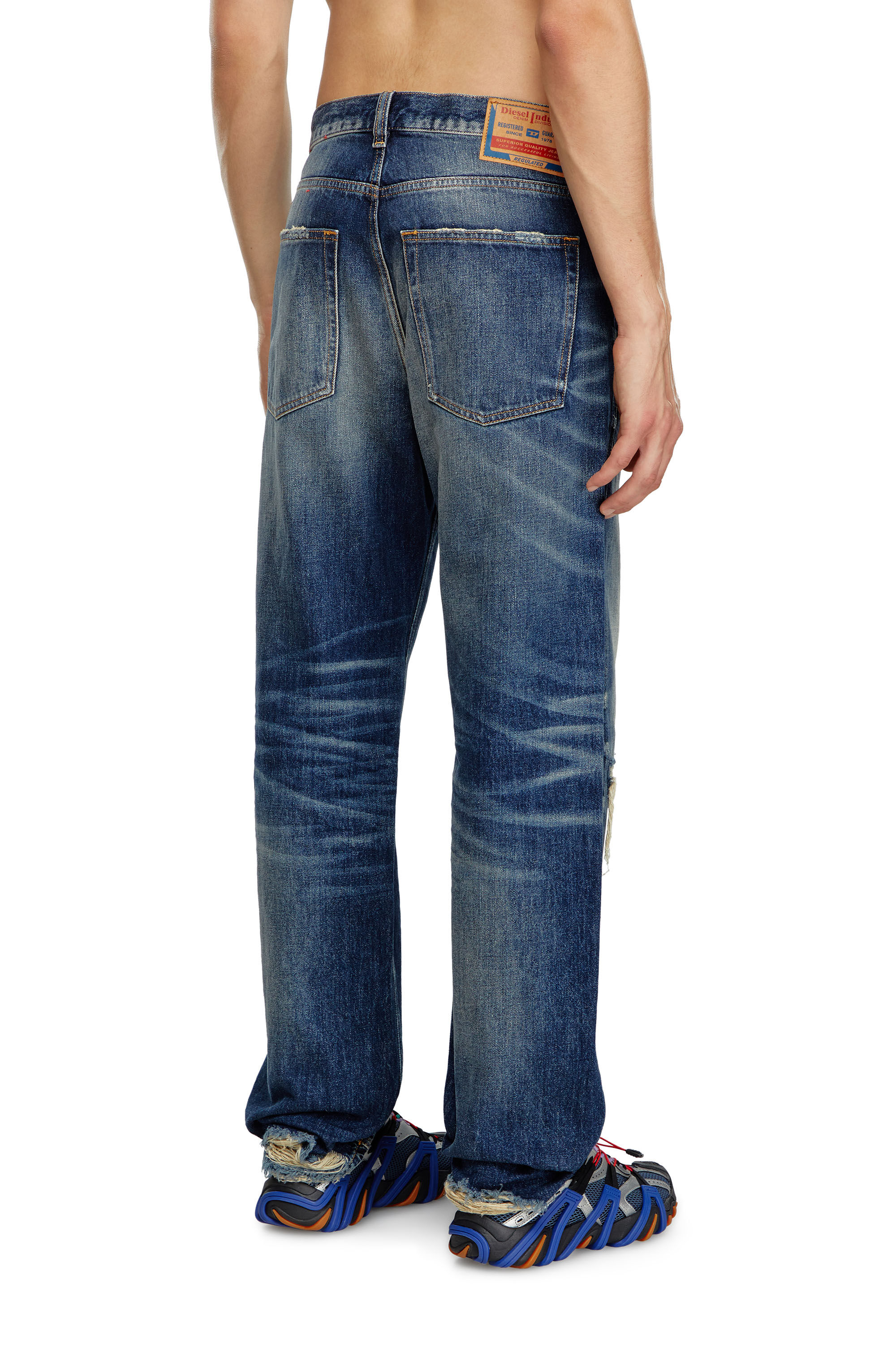 Diesel - Man Straight Jeans 2010 D-Macs 09J95, Dark Blue - Image 4
