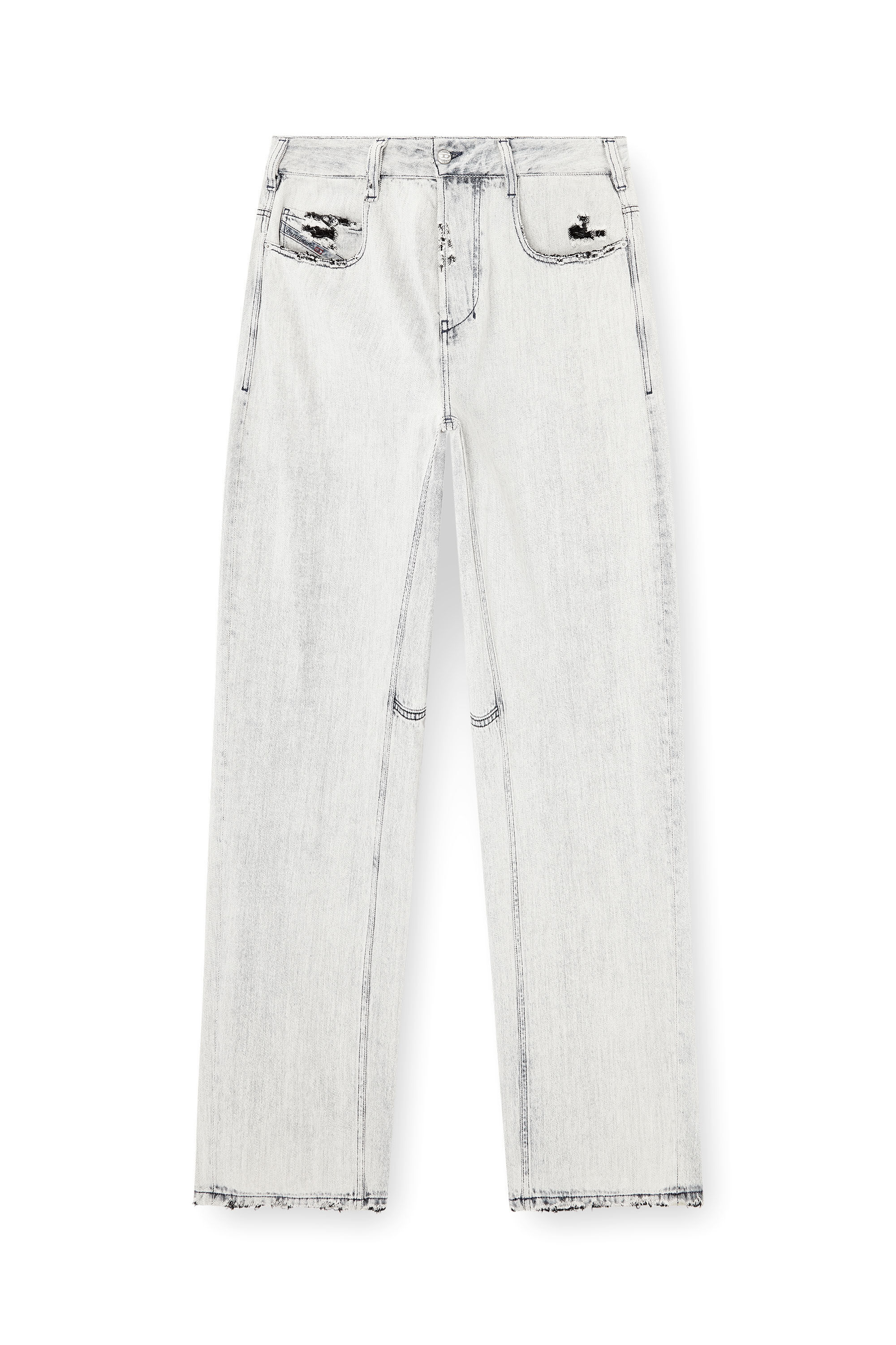 Diesel - Unisex's Relaxed Jeans 1997 D-Enim-M 068UR, Light Blue - 2