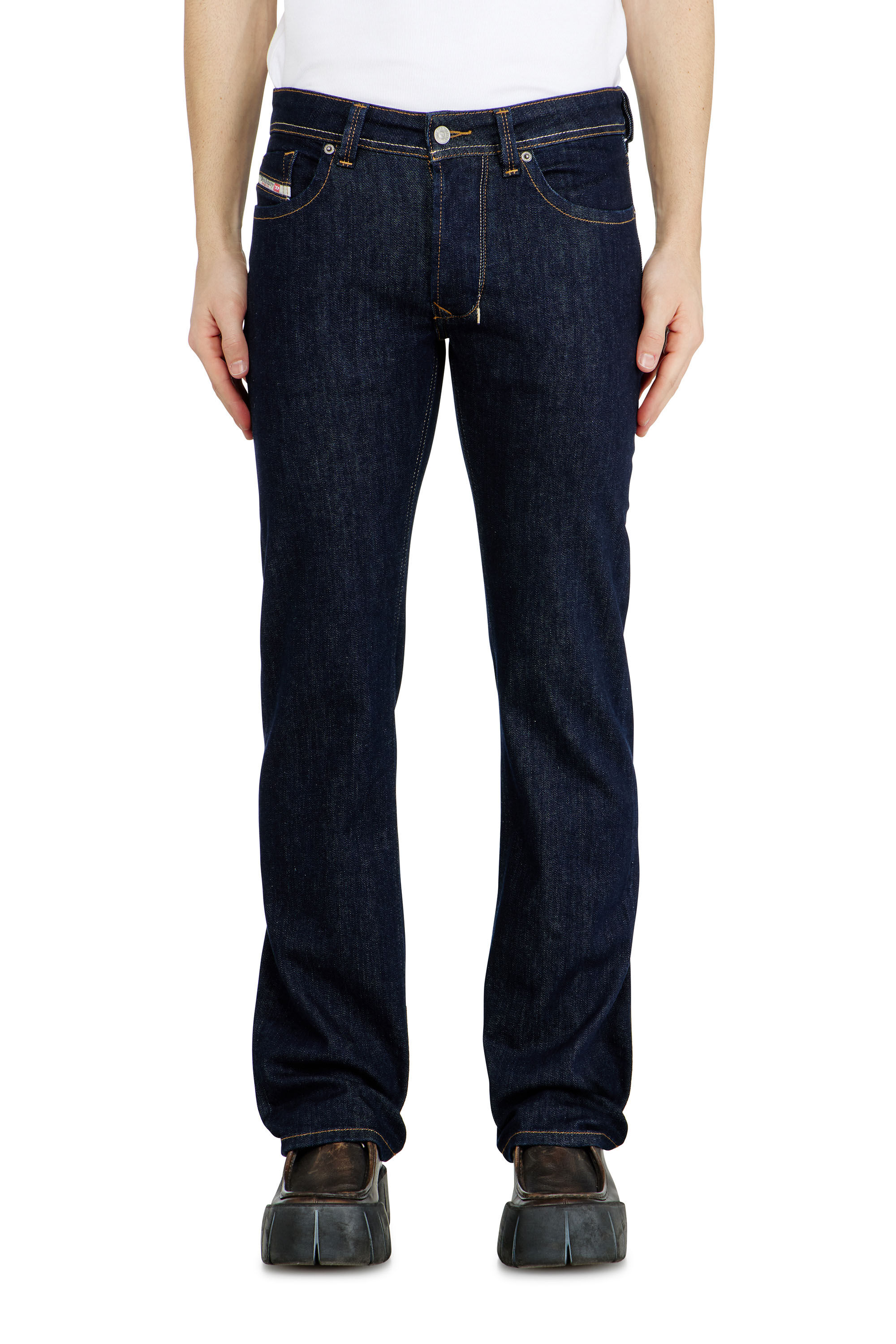 Diesel - Man's Regular Jeans 1985 Larkee 0DBEJ, Dark Blue - 4