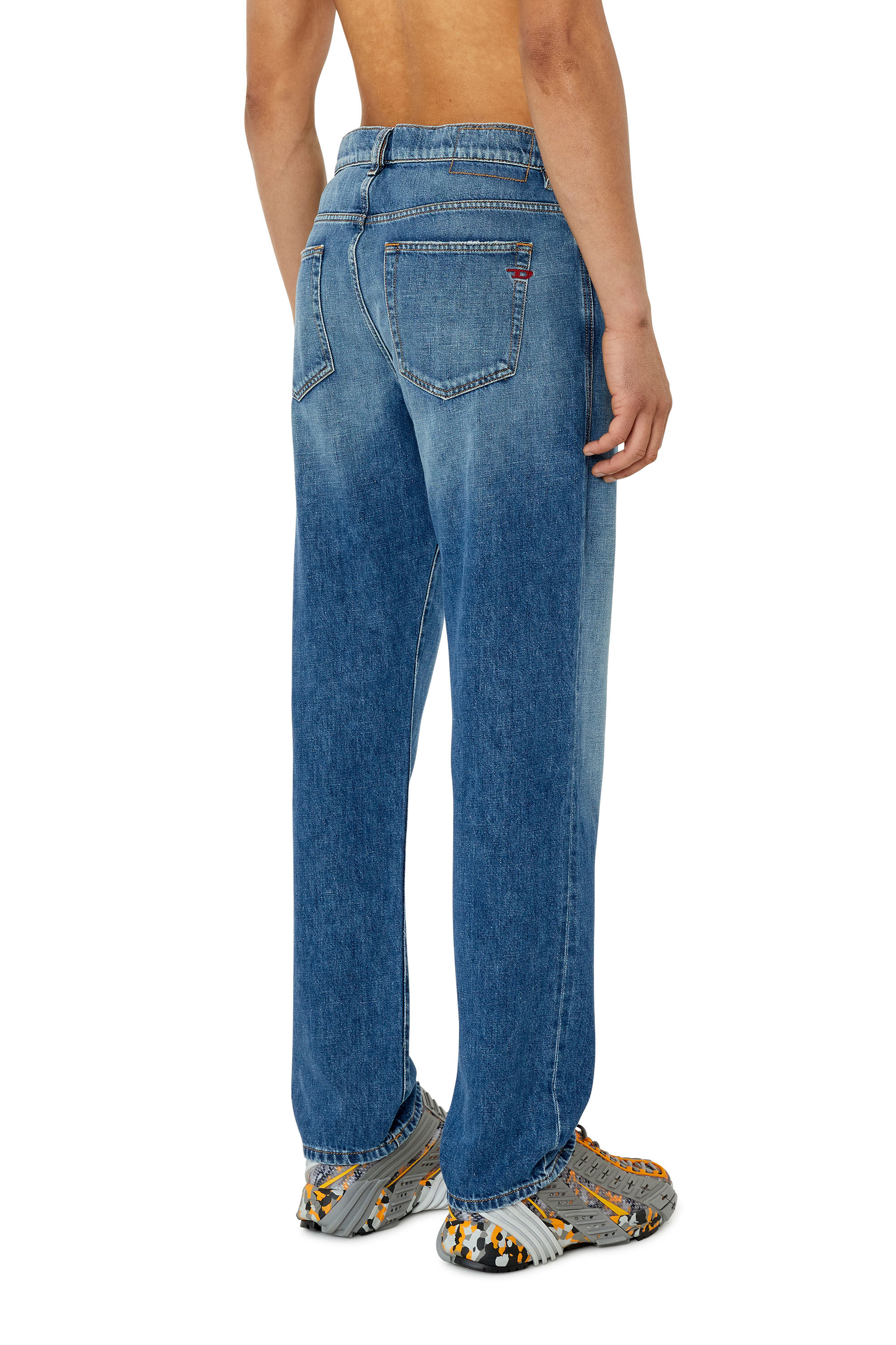 Diesel - Man's Straight Jeans 2020 D-Viker 09F25, Medium blue - 4