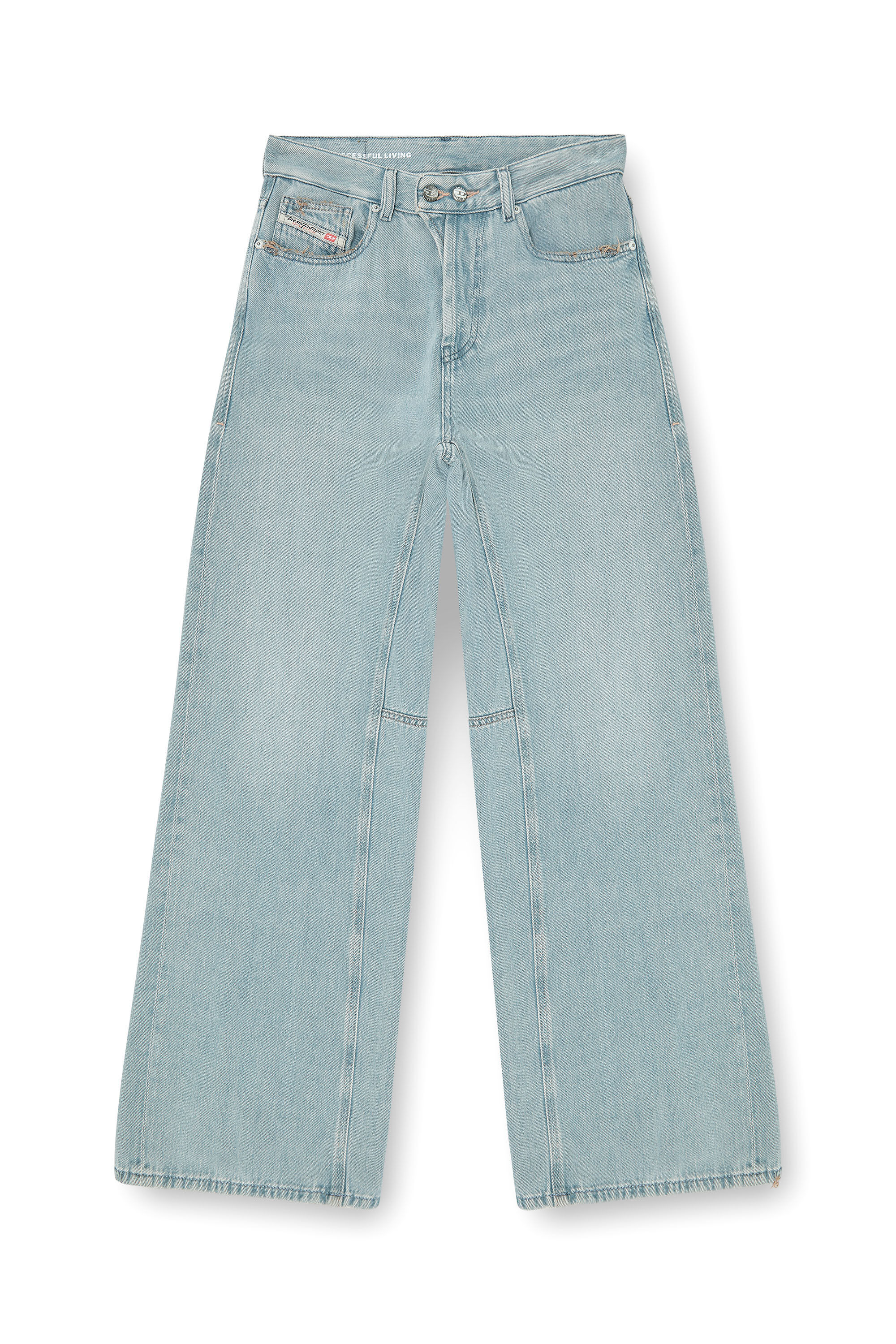 Diesel - Woman's Relaxed Jeans 1996 D-Sire 09P84, Light Blue - 6