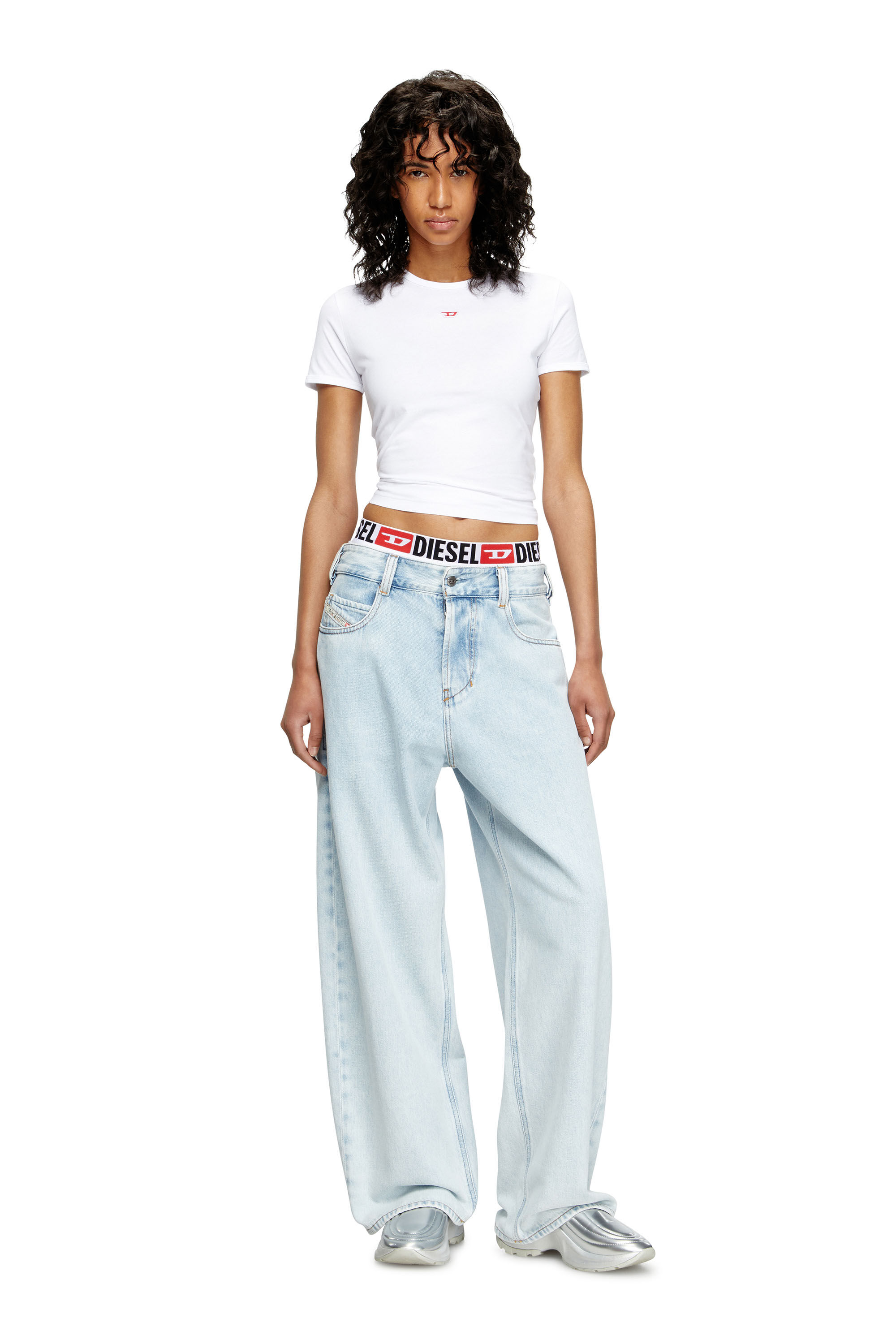 Diesel - Unisex's Relaxed Jeans 1997 D-Enim-M 09M74, Light Blue - 6
