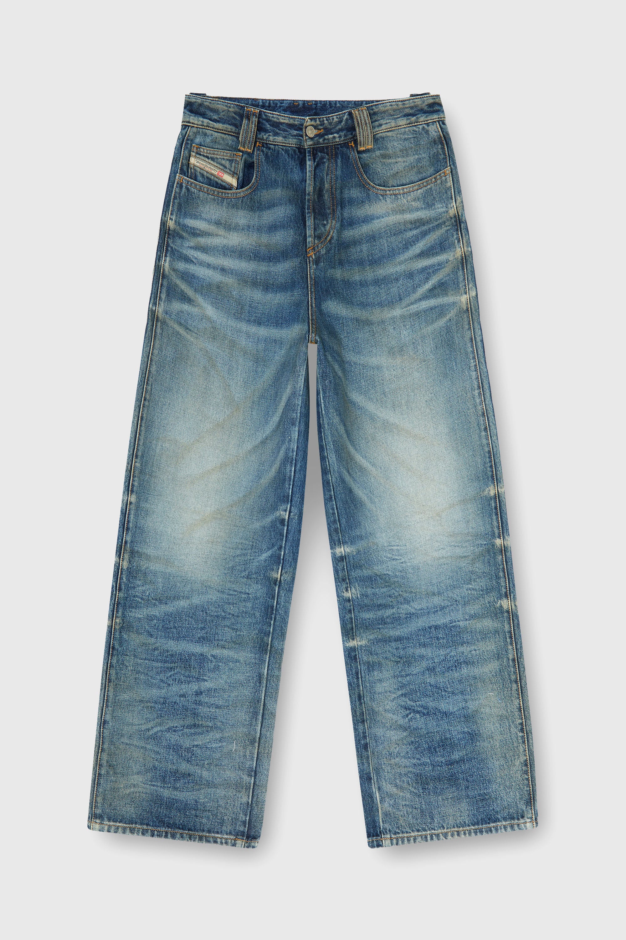 Diesel - Unisex's Relaxed Jeans 1982 D-Hakou 007GC, Medium blue - 8