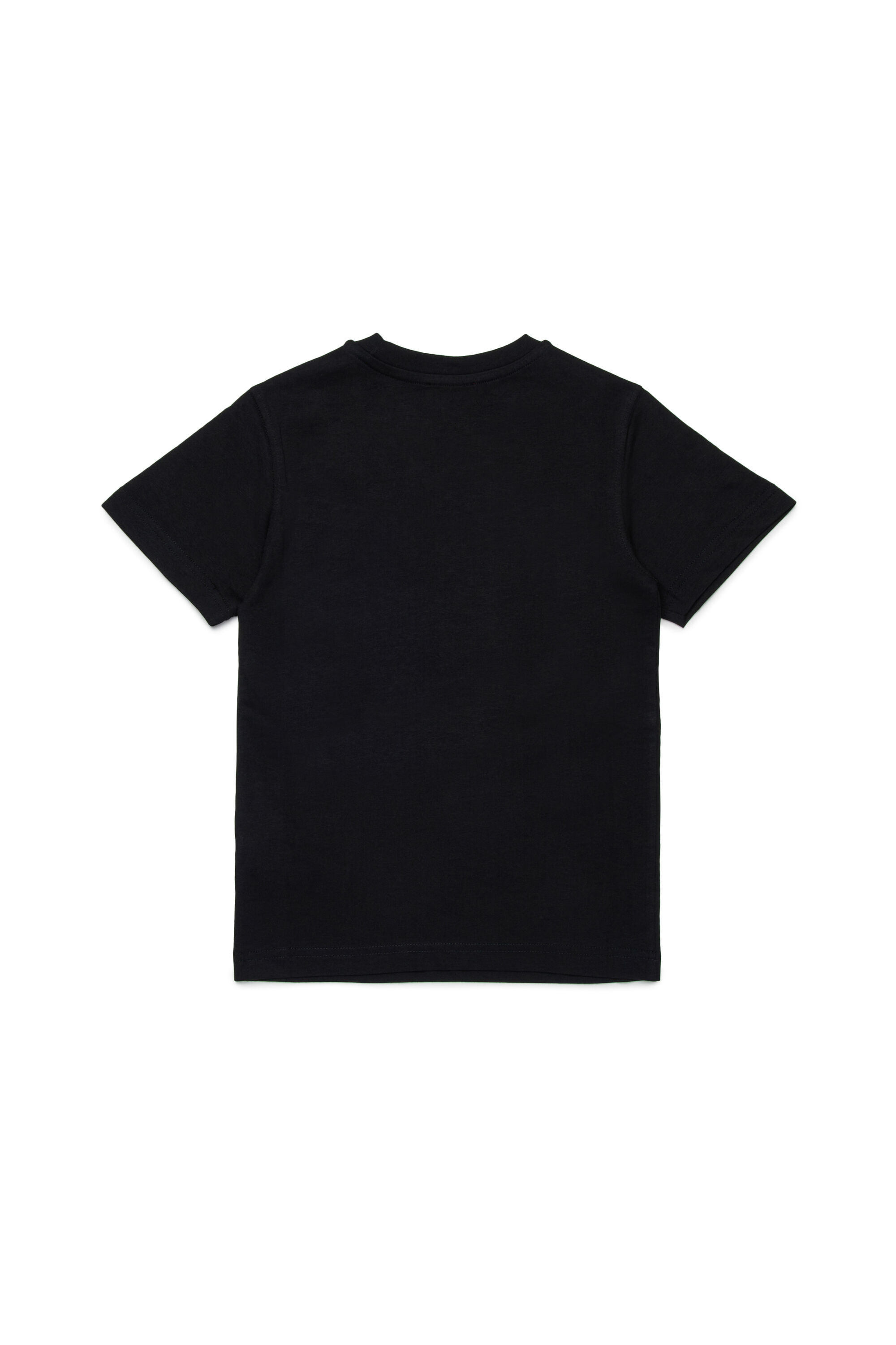 Diesel - TDIEGORL13, Man's Cotton t-shirt with embroidered logo in Black - 2