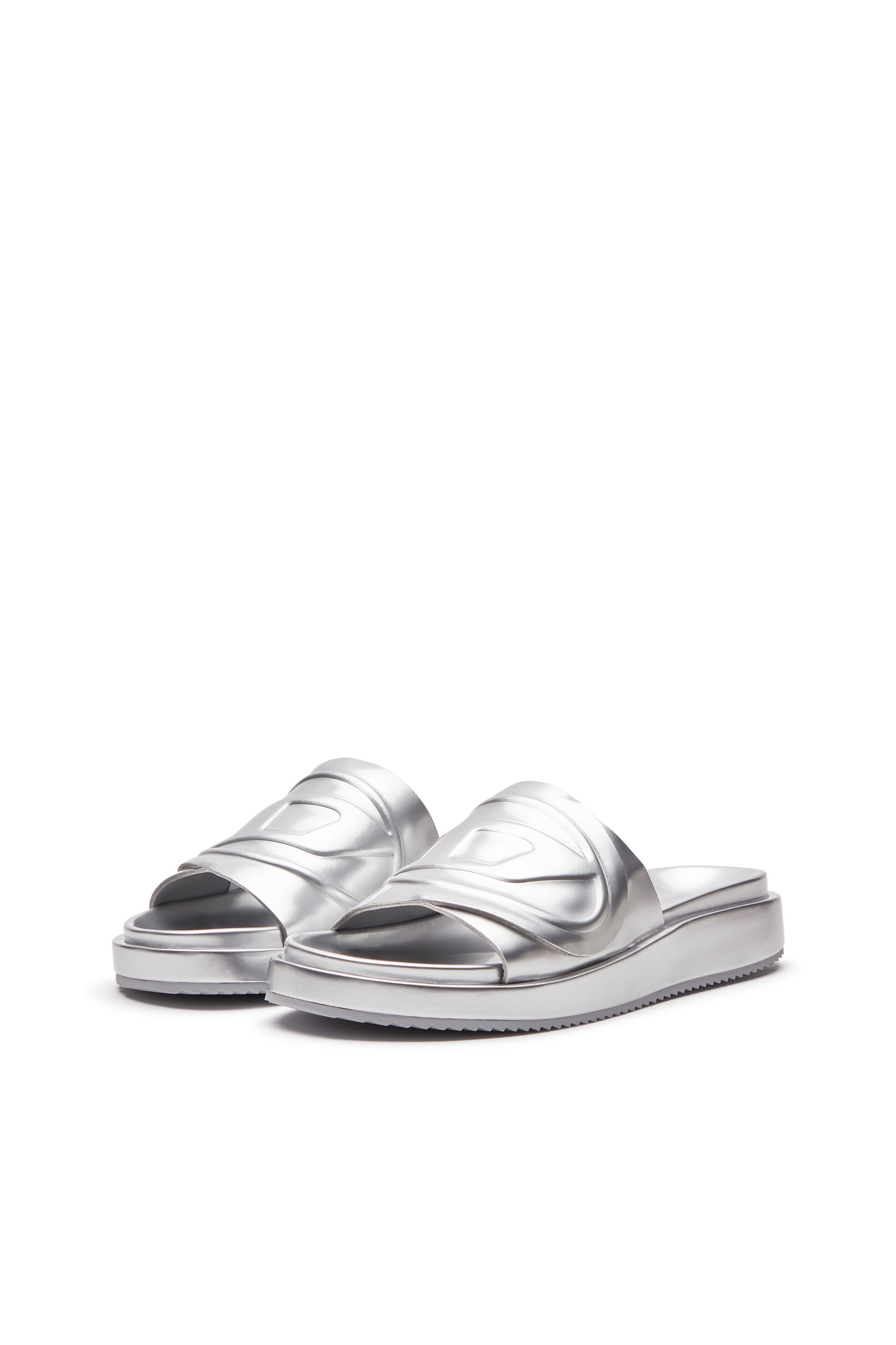 Silver platform slides online