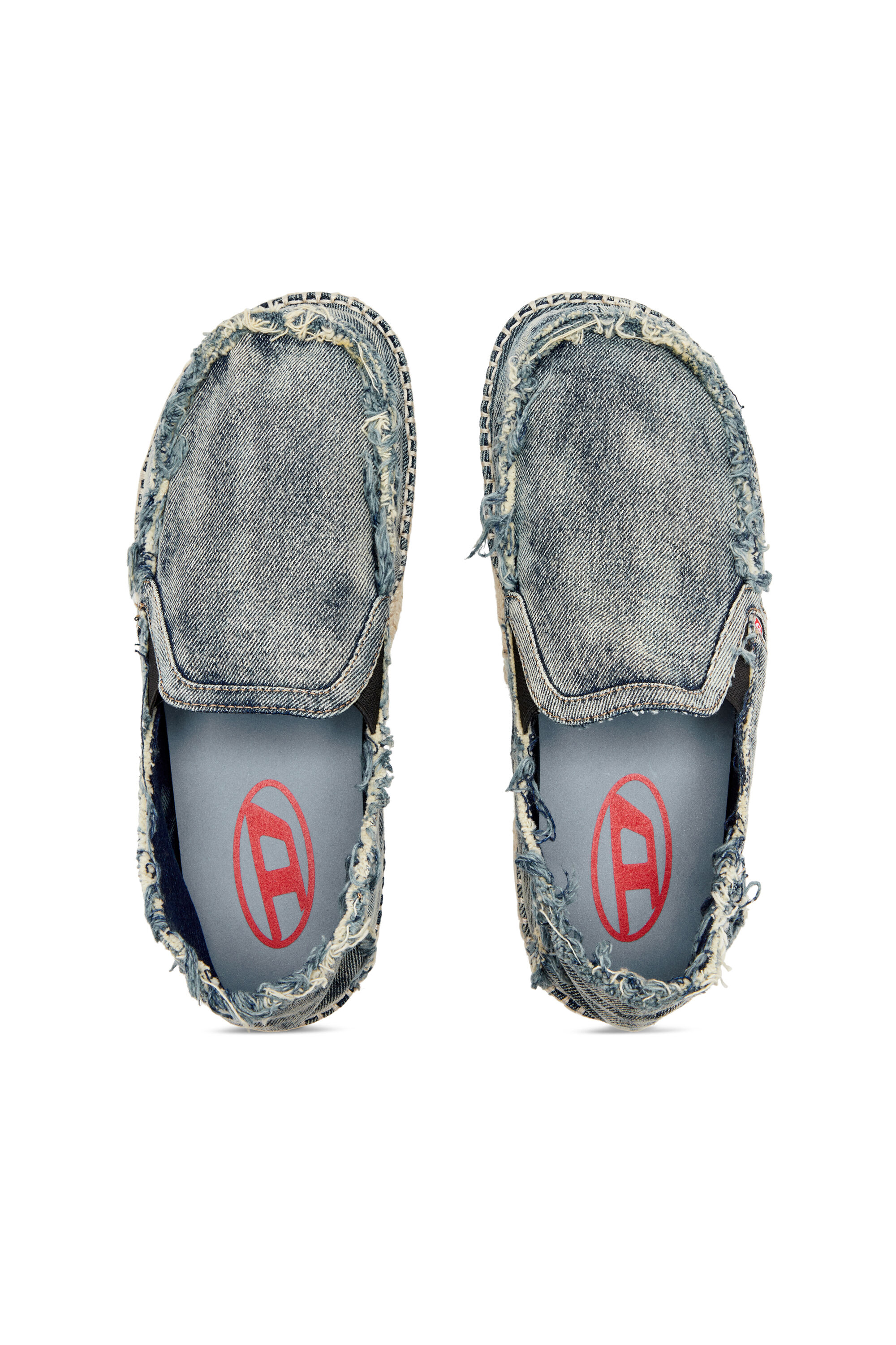 DIESEL｜SLIP-ONS (Y03539 P0585 HA378) Men's D-Woodstock-Denim mules | Black | Diesel