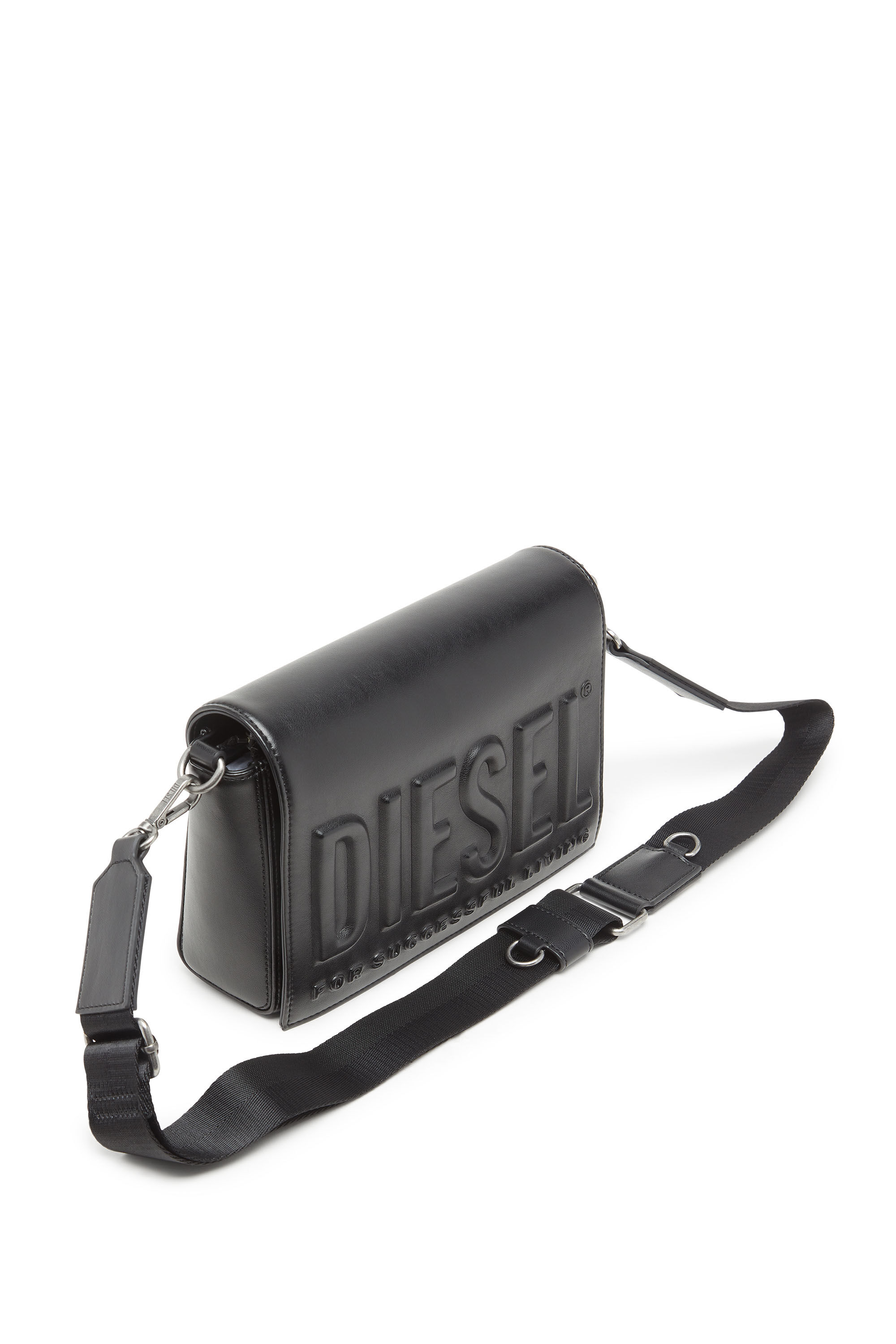 Women's Dsl 3D - Camera bag with embossed logo | Black | Diesel