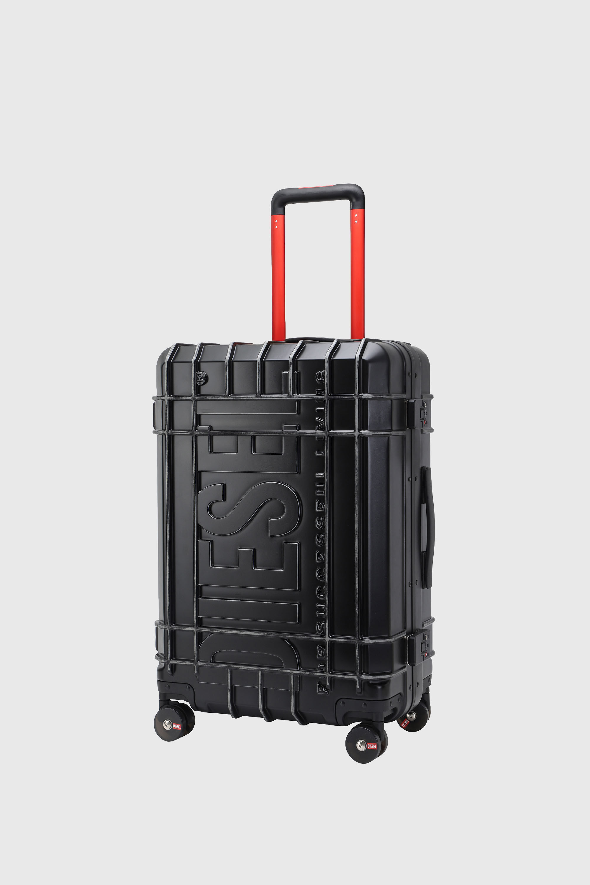 Diesel - DIESEL PC STRONG IMAGE TROLLEY- DSL003, Unisex's Rugged suitcase size M in Black - 5