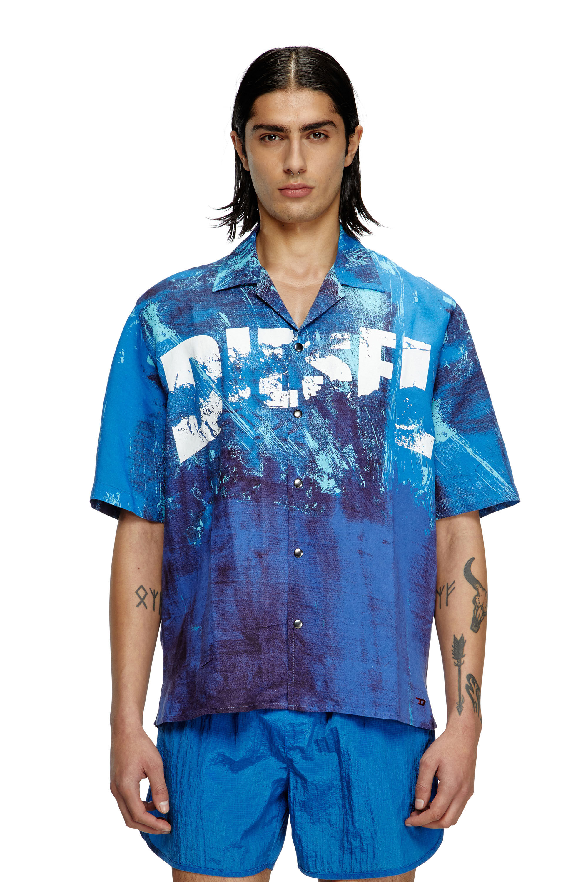*Diesel*チャールズ-D-ポップ プリント ビーチシャツ Diesel*チャールズ-D-ポップ プリント ビーチシャツ (DIESEL