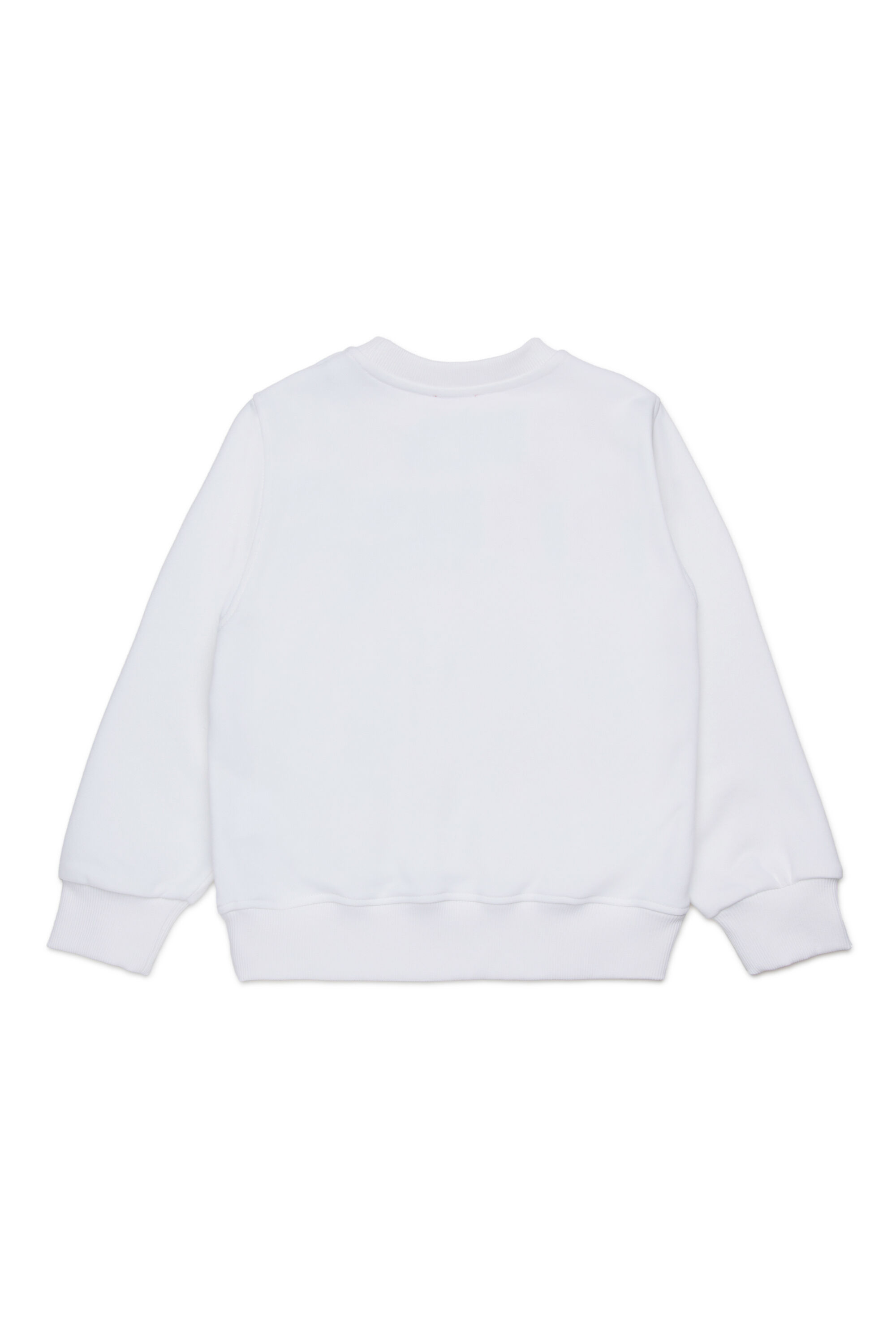 Diesel - SDROPS OVER, Man's Cotton sweatshirt with logo in White - 2