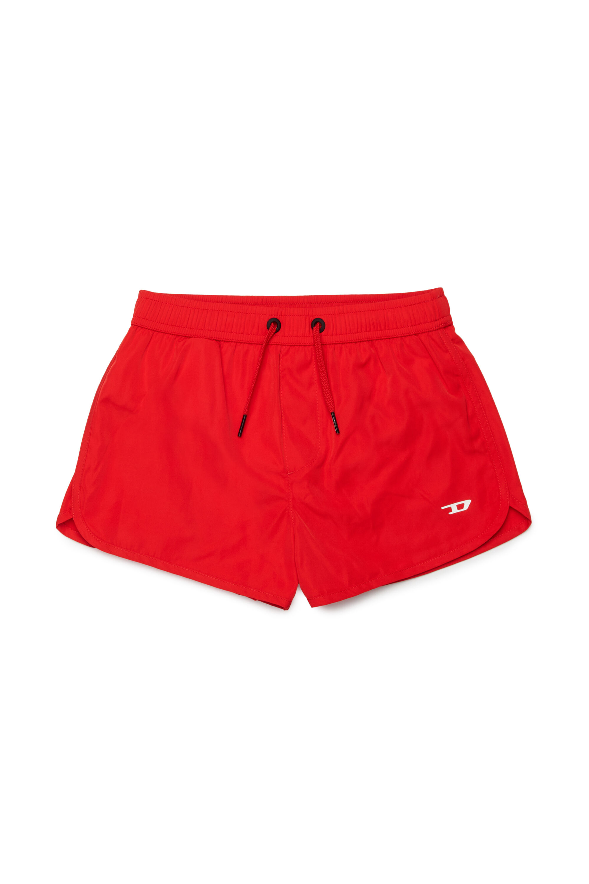 Diesel - MIARD, Man's Swim shorts with contrasting D in Red - 1