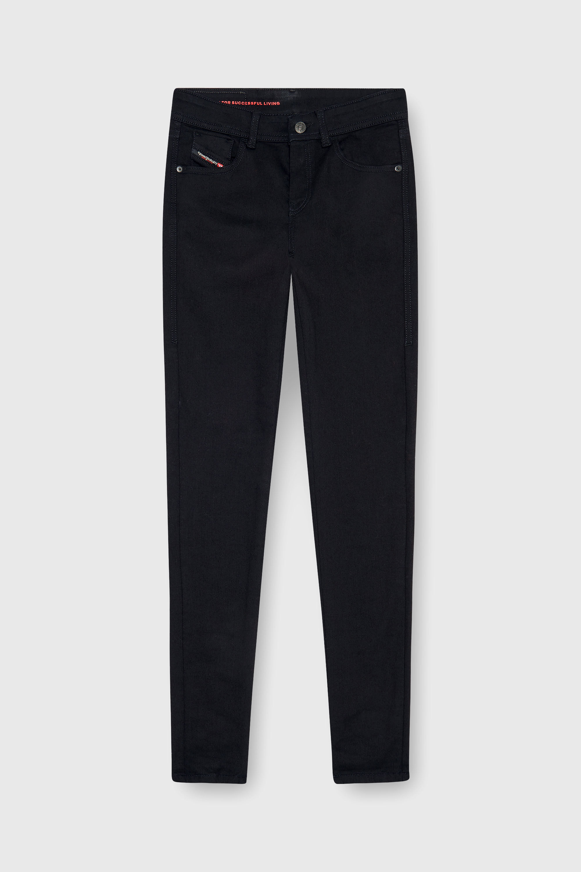 Diesel - Woman's Skinny Jeans 2017 Slandy 069EF, Black/Dark grey - 6