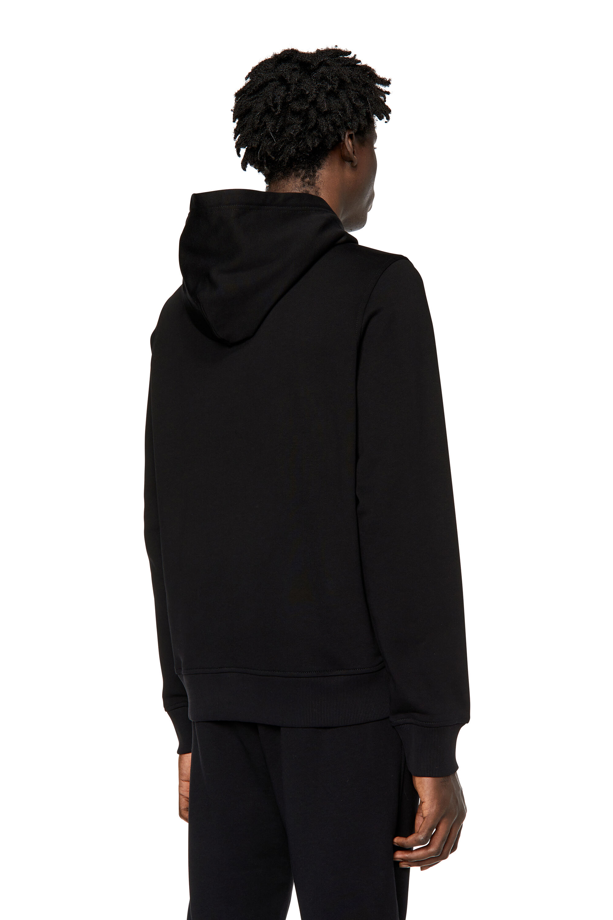 S-GINN-HOOD-DIV Man: Hoodie with logo appliqué | Diesel
